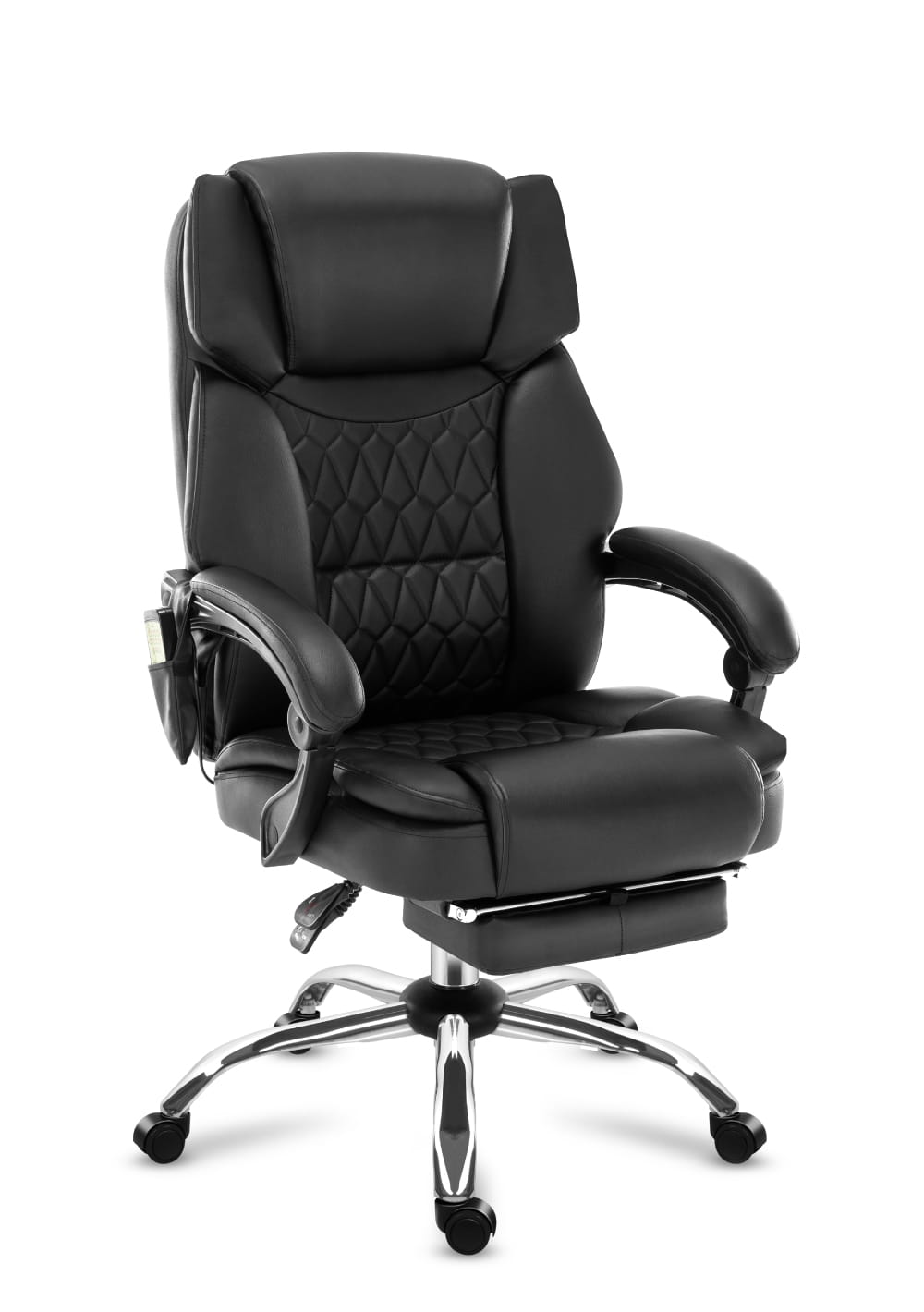 Poltrona da ufficio con funzione massaggio e poggiapiedi Mark Adler Boss 6.0