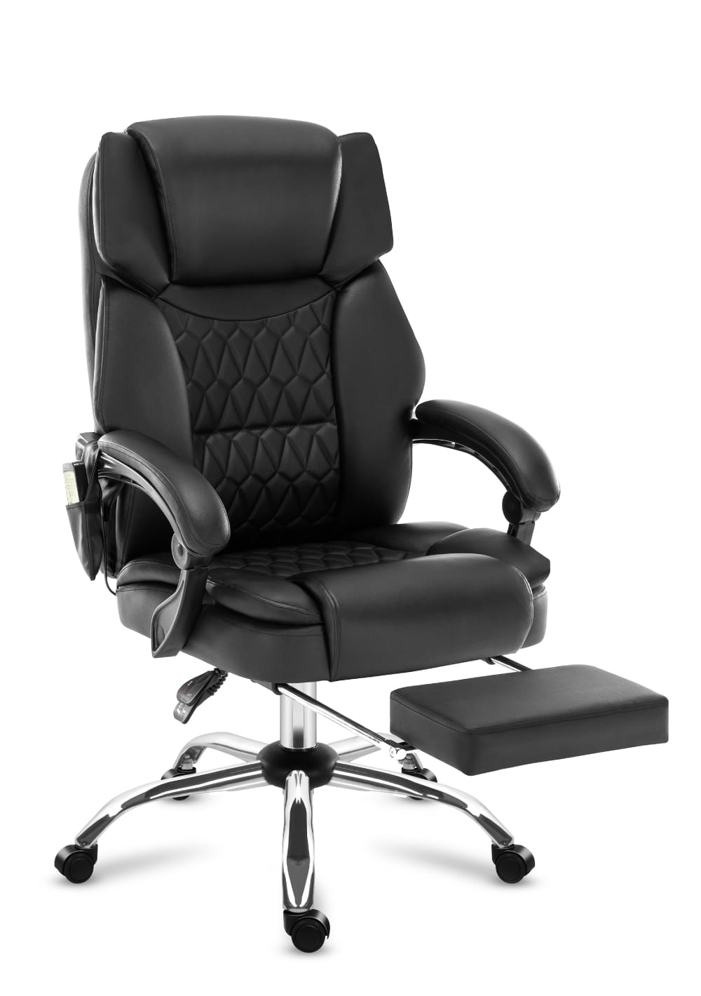 Poltrona da ufficio con funzione massaggio e poggiapiedi Mark Adler Boss 6.0