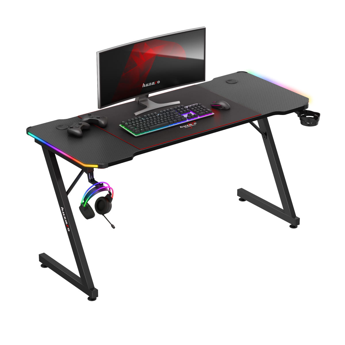 Scrivania da gaming Huzaro Hero 3.3 RGB 140 cm