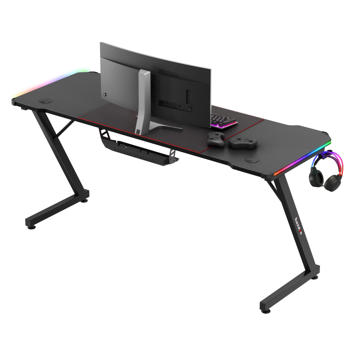 Scrivania da gaming Huzaro Hero 4.8 RGB 160 cm