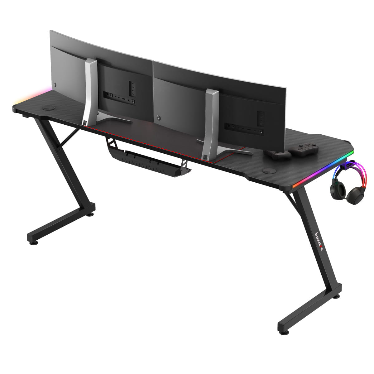 Scrivania da gaming Huzaro Hero 4.8 RGB 160 cm
