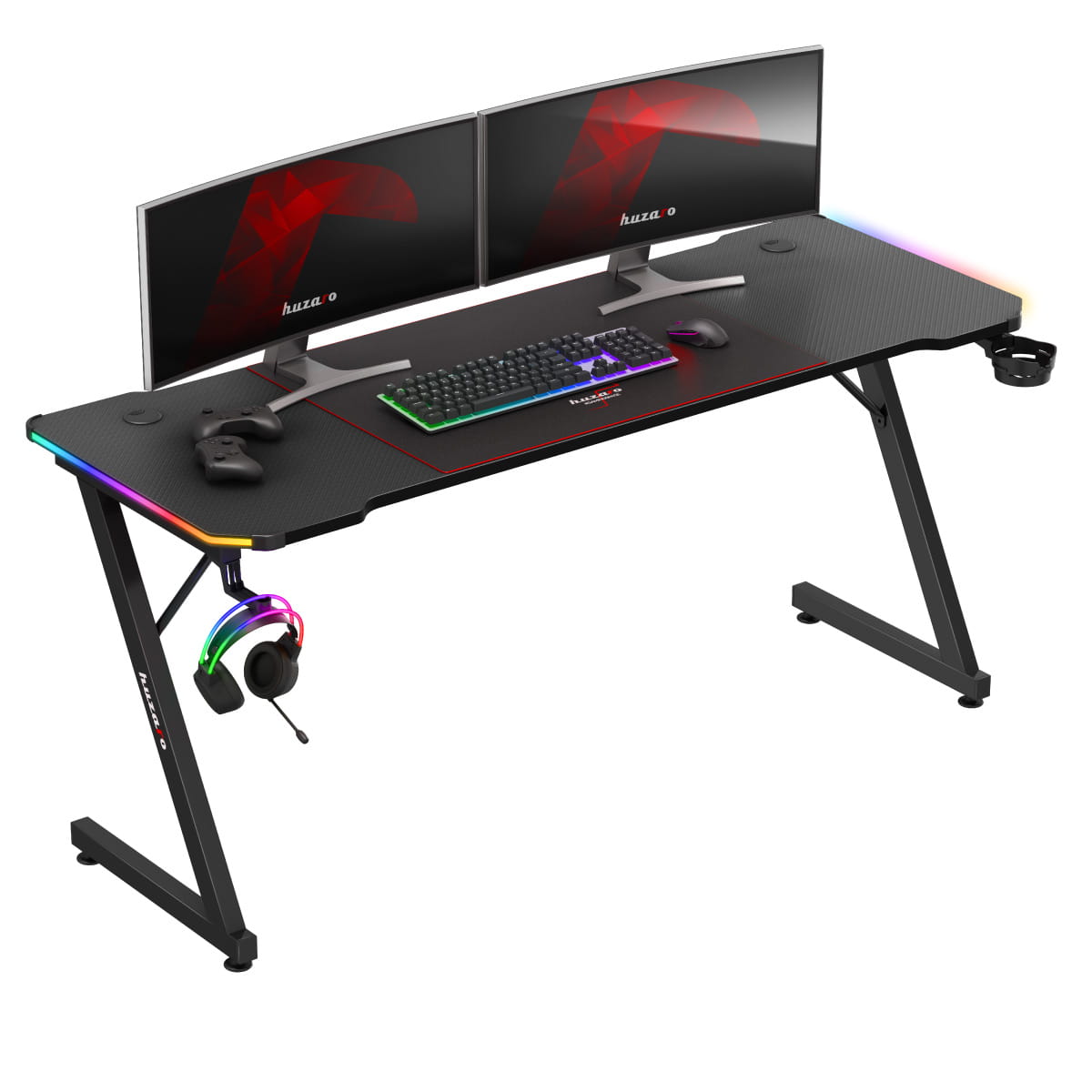 Scrivania da gaming Huzaro Hero 4.8 RGB 160 cm