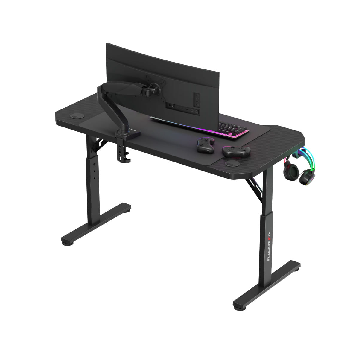 Scrivania da gaming Huzaro Hero 2.6 Black 120 cm