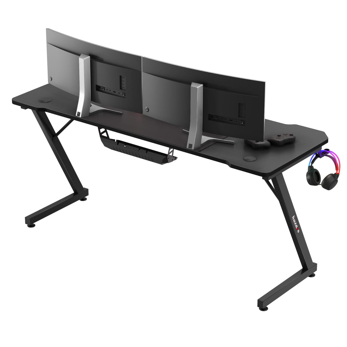 Scrivania da gaming Huzaro Hero 4.8 Black 160 cm
