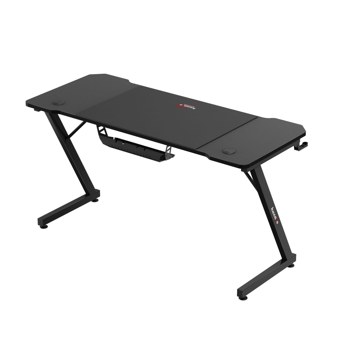 Scrivania da gaming Huzaro Hero 3.3 Black 140 cm