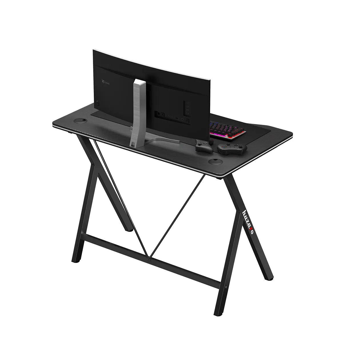 Scrivania da gaming Huzaro Hero 1.4 Black 100 cm