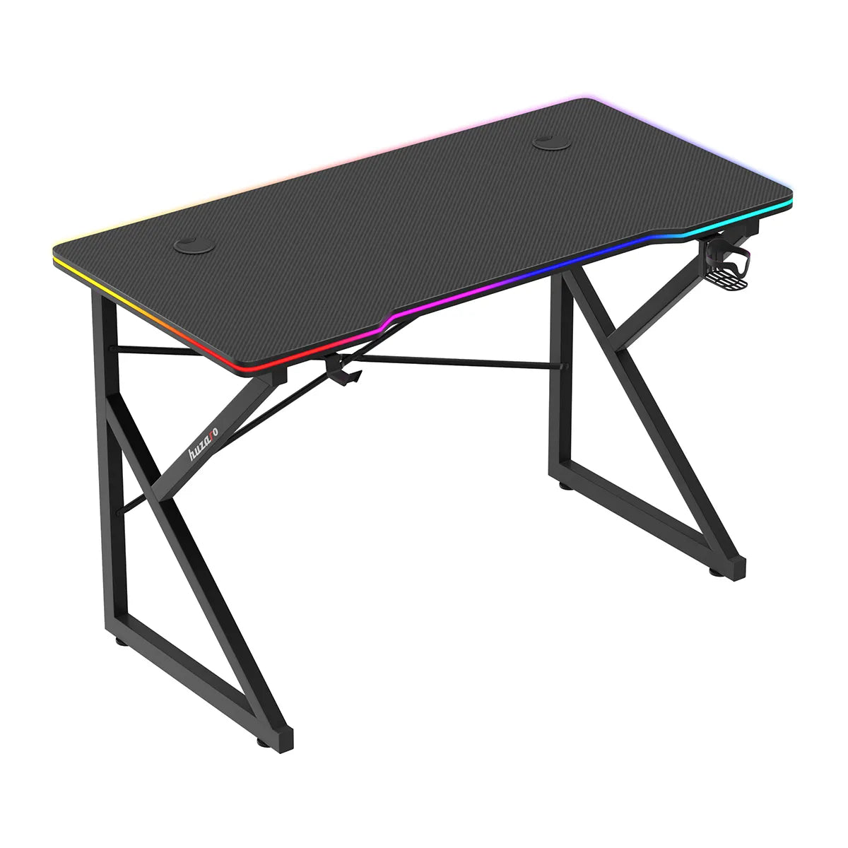 Scrivania da gaming Huzaro Hero 1.7 RGB Black 120 cm