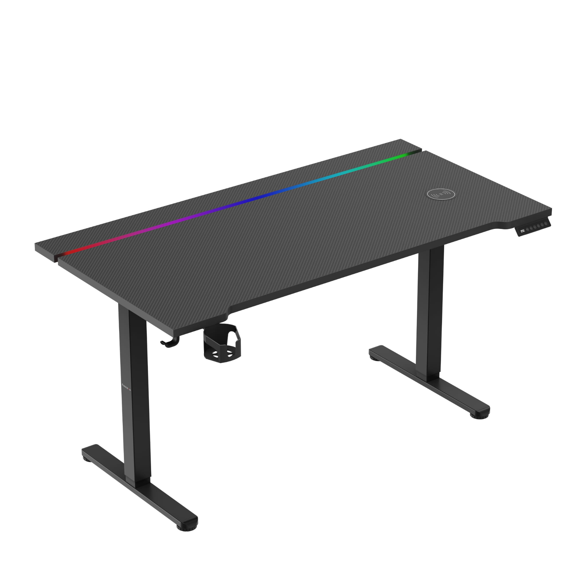 Scrivania regolabile elettricamente Huzaro Hero 8.7 RGB LED 140 cm