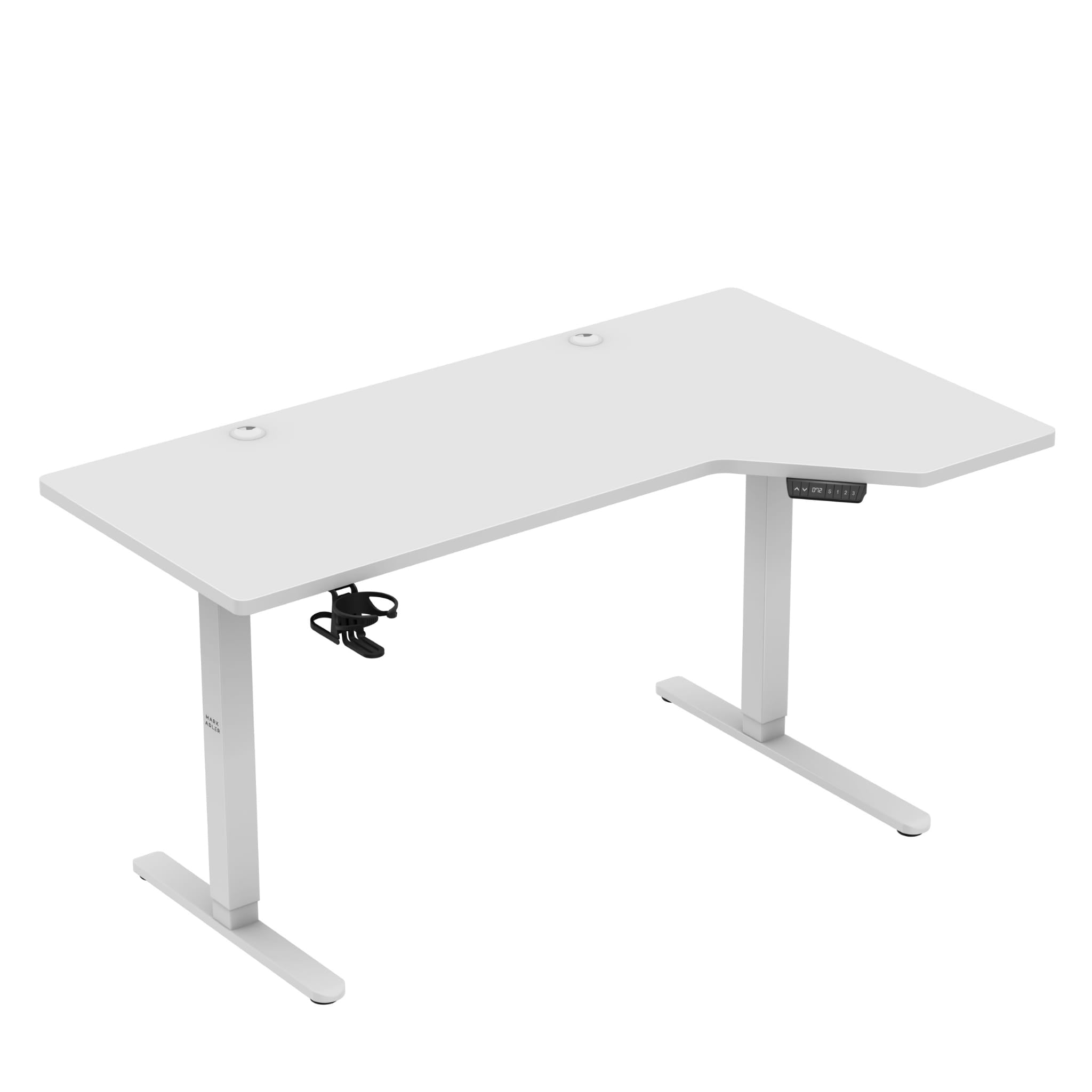 Scrivania regolabile elettricamente Mark Adler Leader 9.1 White 145 cm