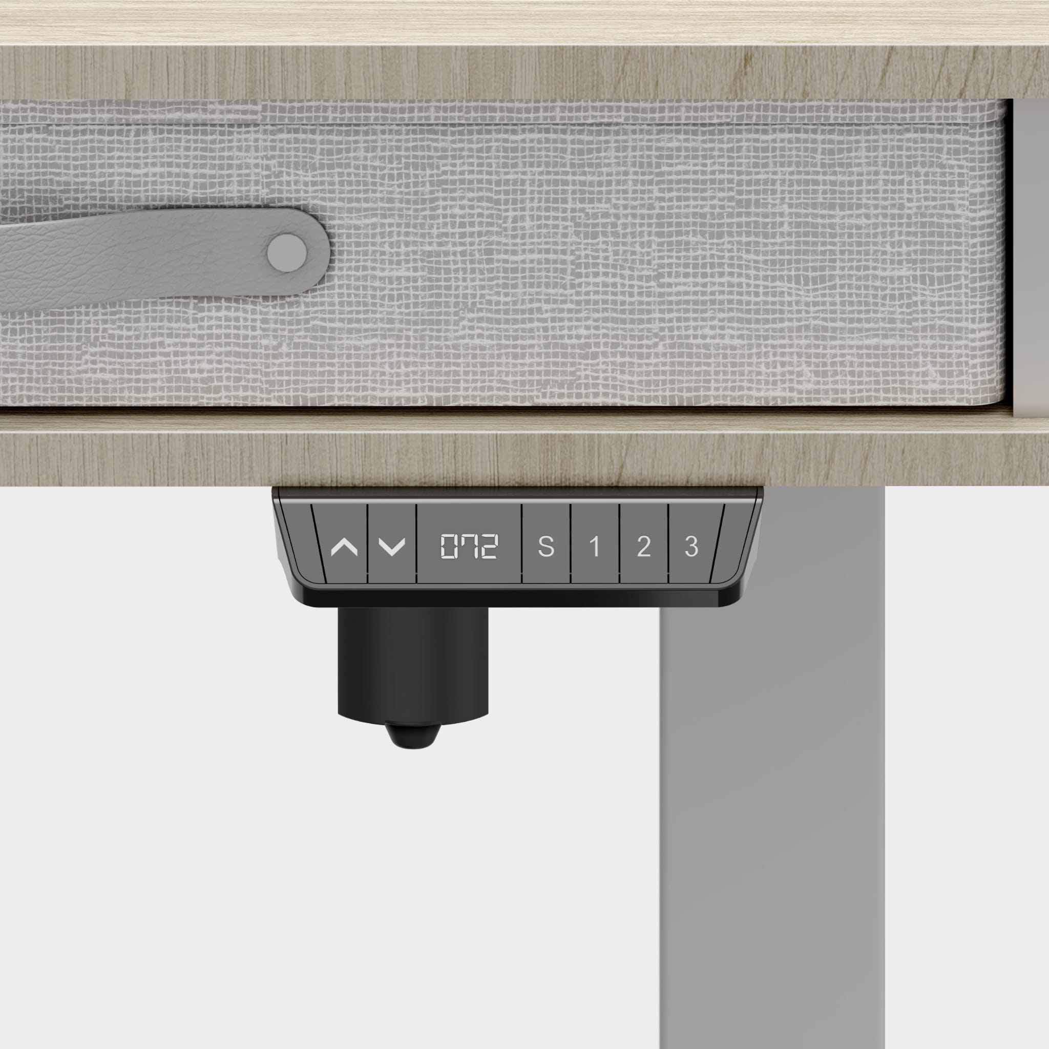 Scrivania regolabile elettricamente Mark Adler Leader 8.0 White 120 cm
