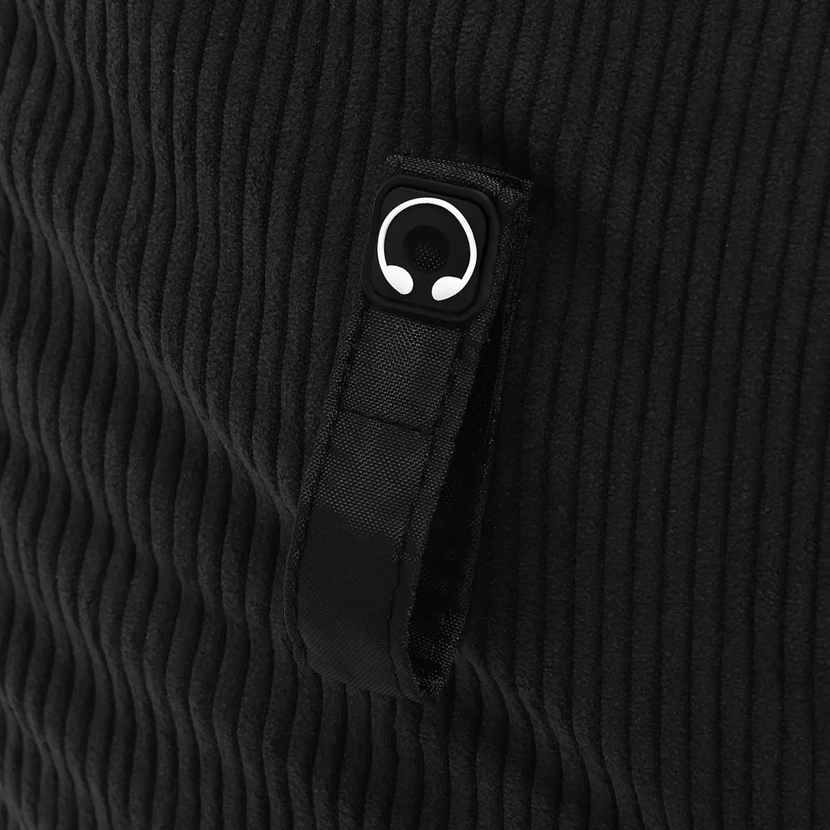 Pouf in velluto a coste Mark Adler Comfy