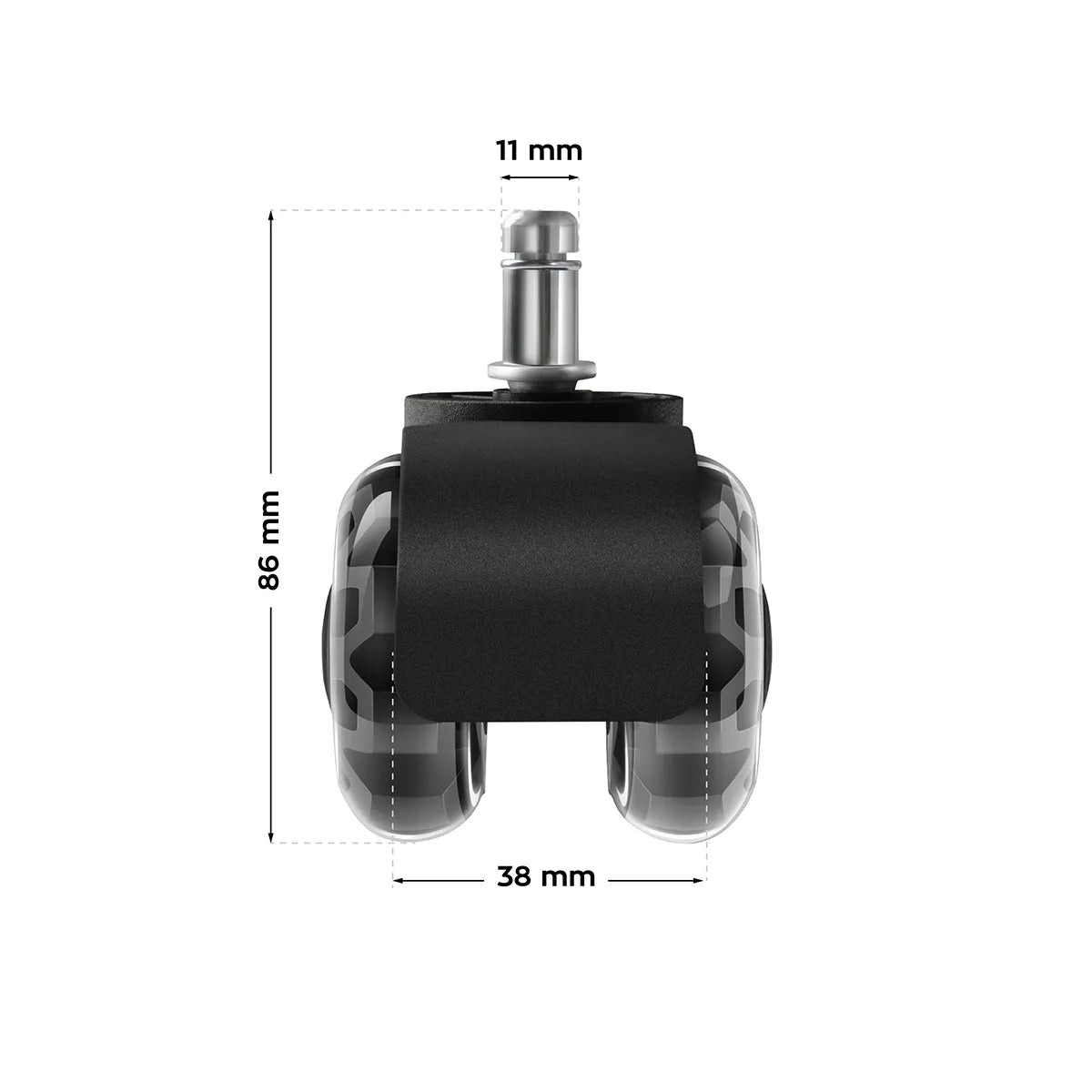 Rotelle per sedia da ufficio Mark Adler Wheels 3.0