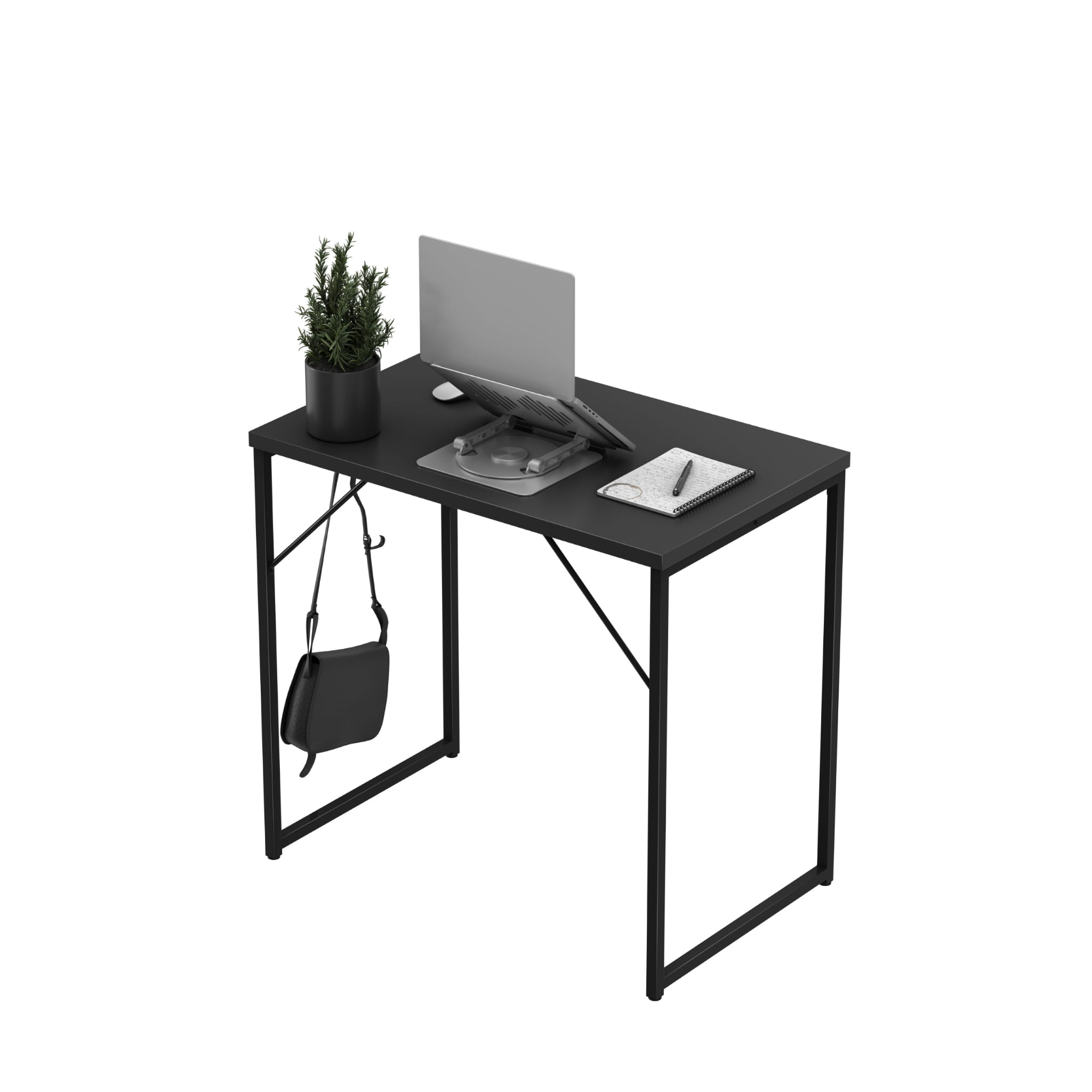 Scrivania piccola Mark Adler Leader 1.3 Black 80 cm