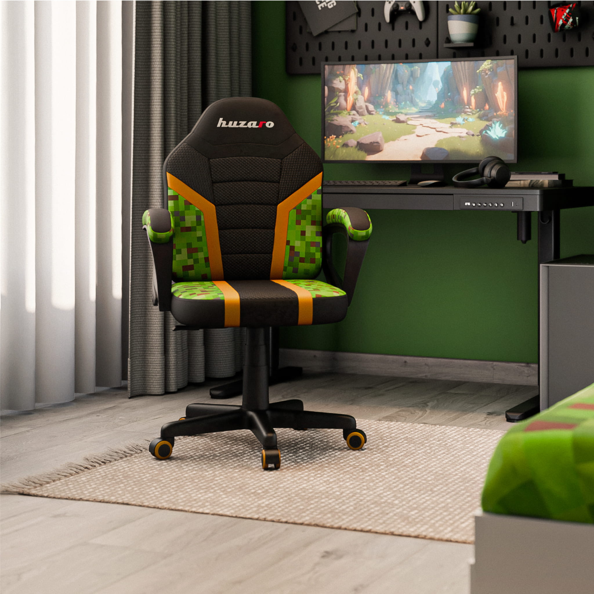 Poltrona da gaming per bambini Huzaro RANGER 1.0 Pixel Mesh