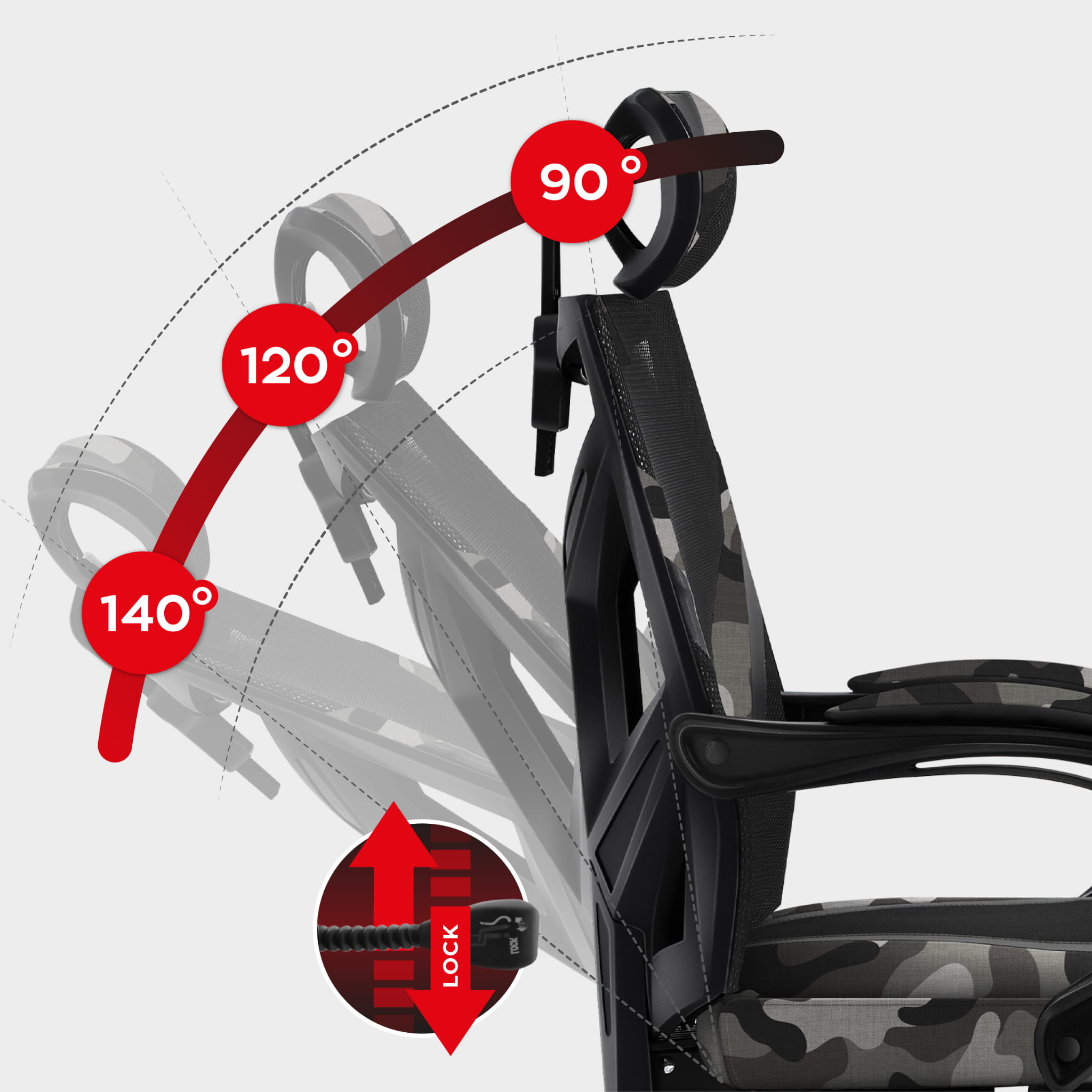 Poltrona da gaming Huzaro Combat 5.0 Camo