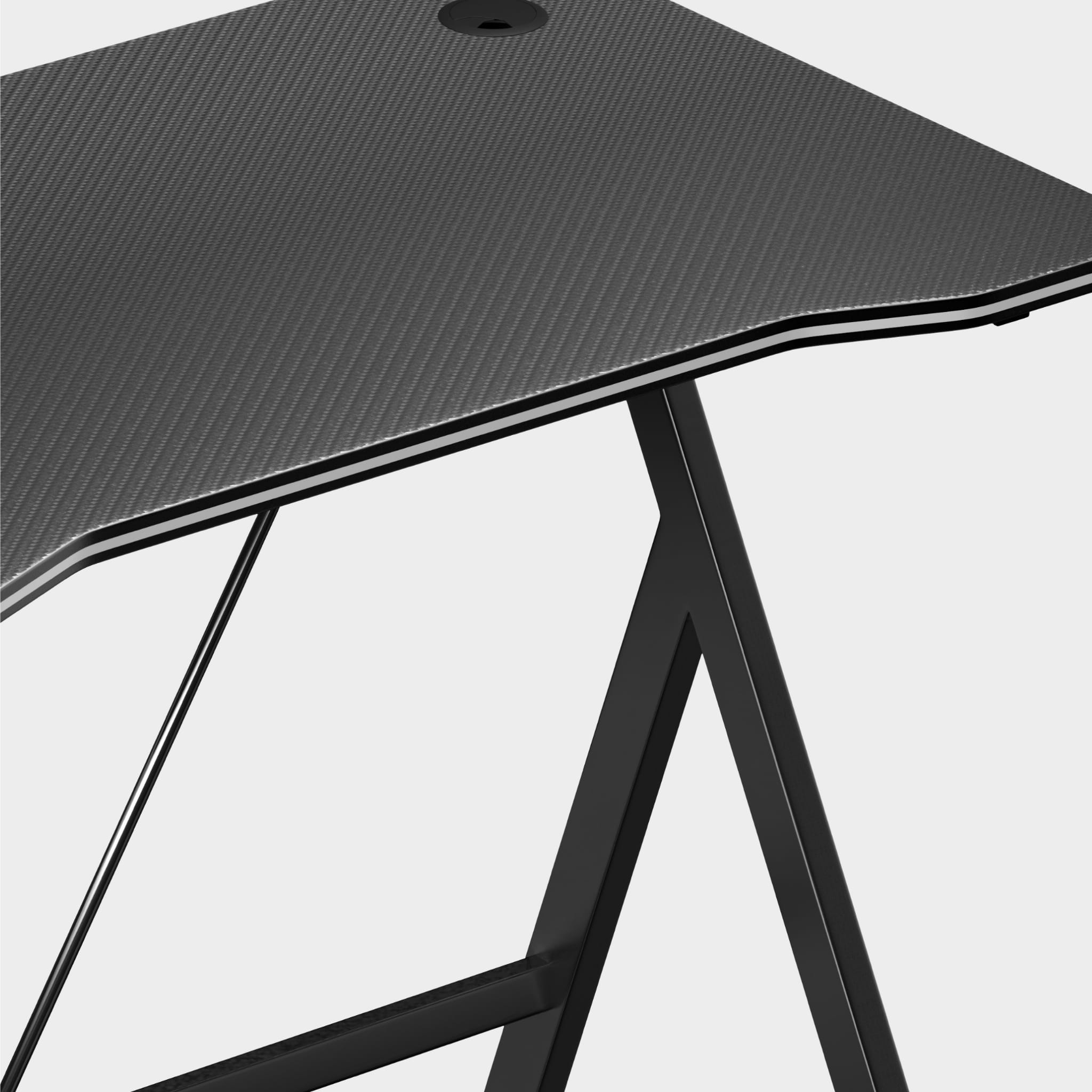 Scrivania da gaming Huzaro Hero 1.4 Black 100 cm
