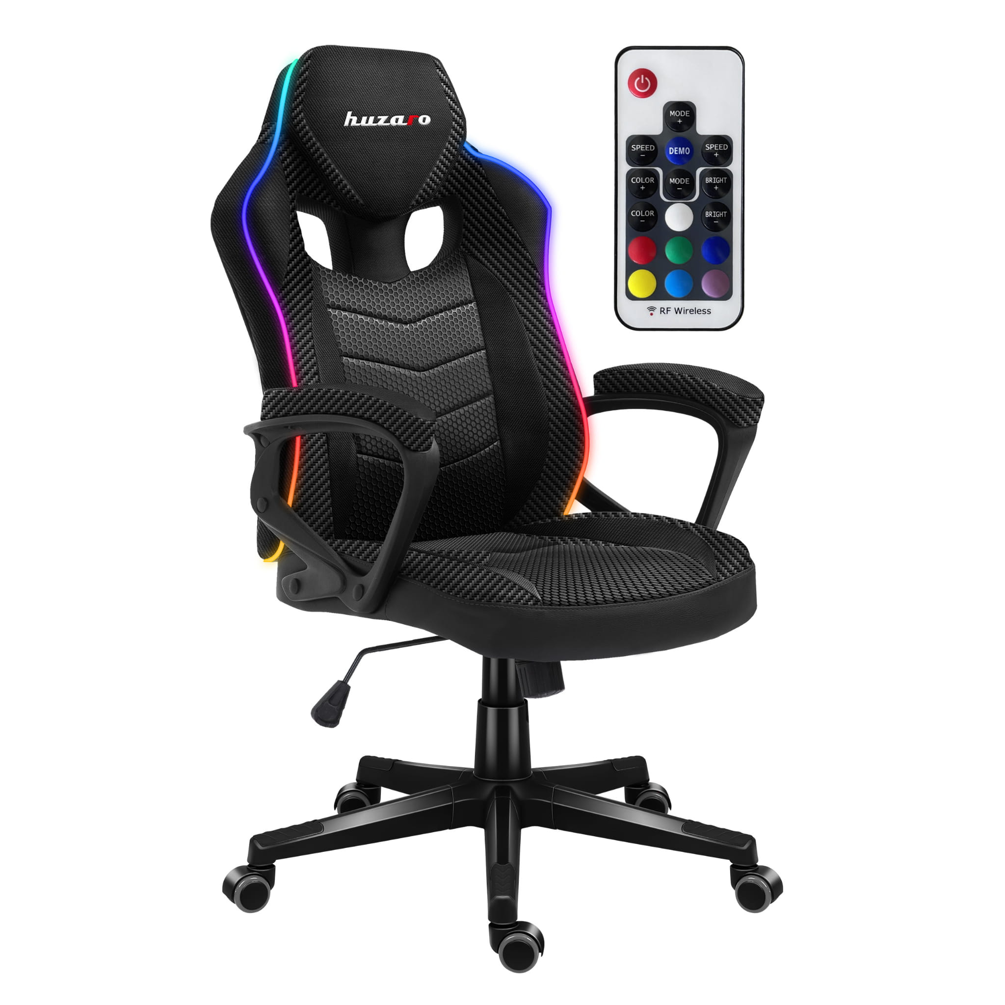 Poltrona da gaming Huzaro Force 2.5 RGB Carbon Mesh