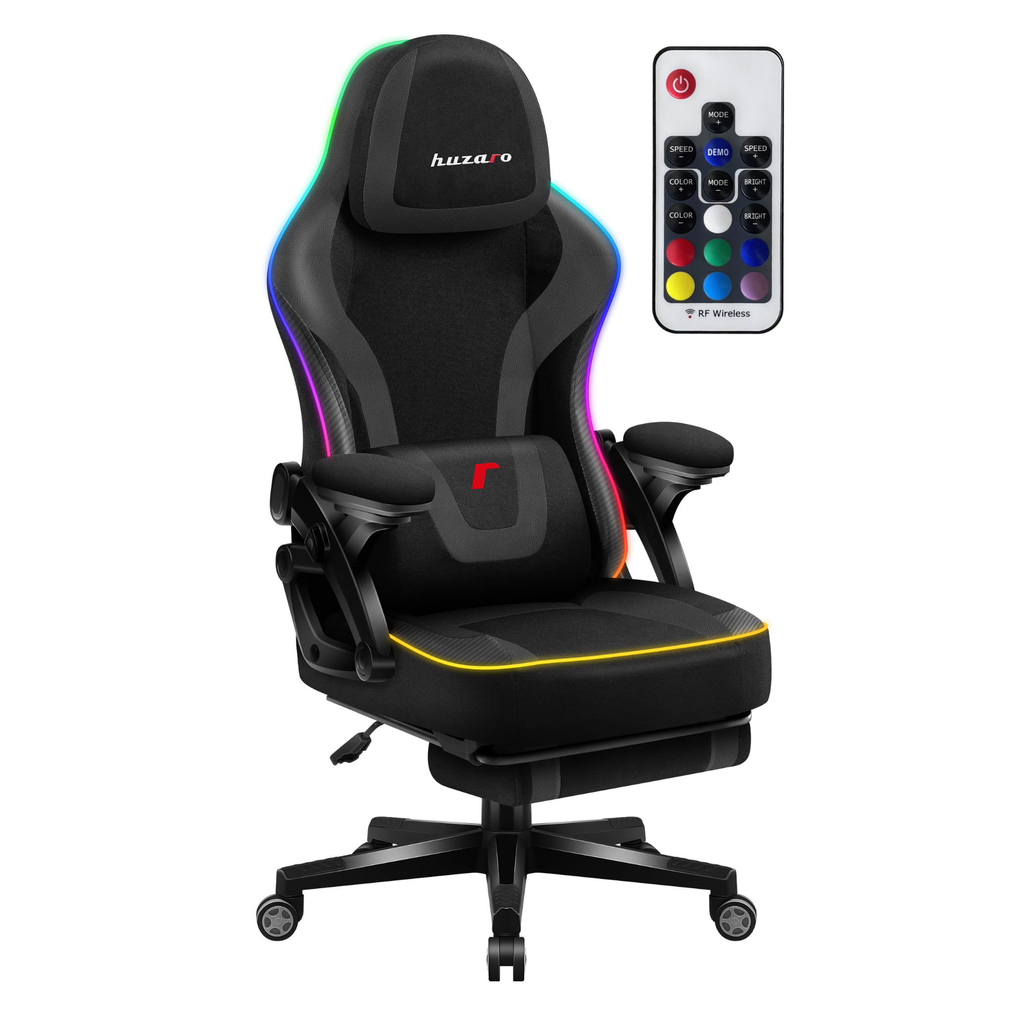 Poltrona da gaming Huzaro Force 4.6 Black RGB Smart