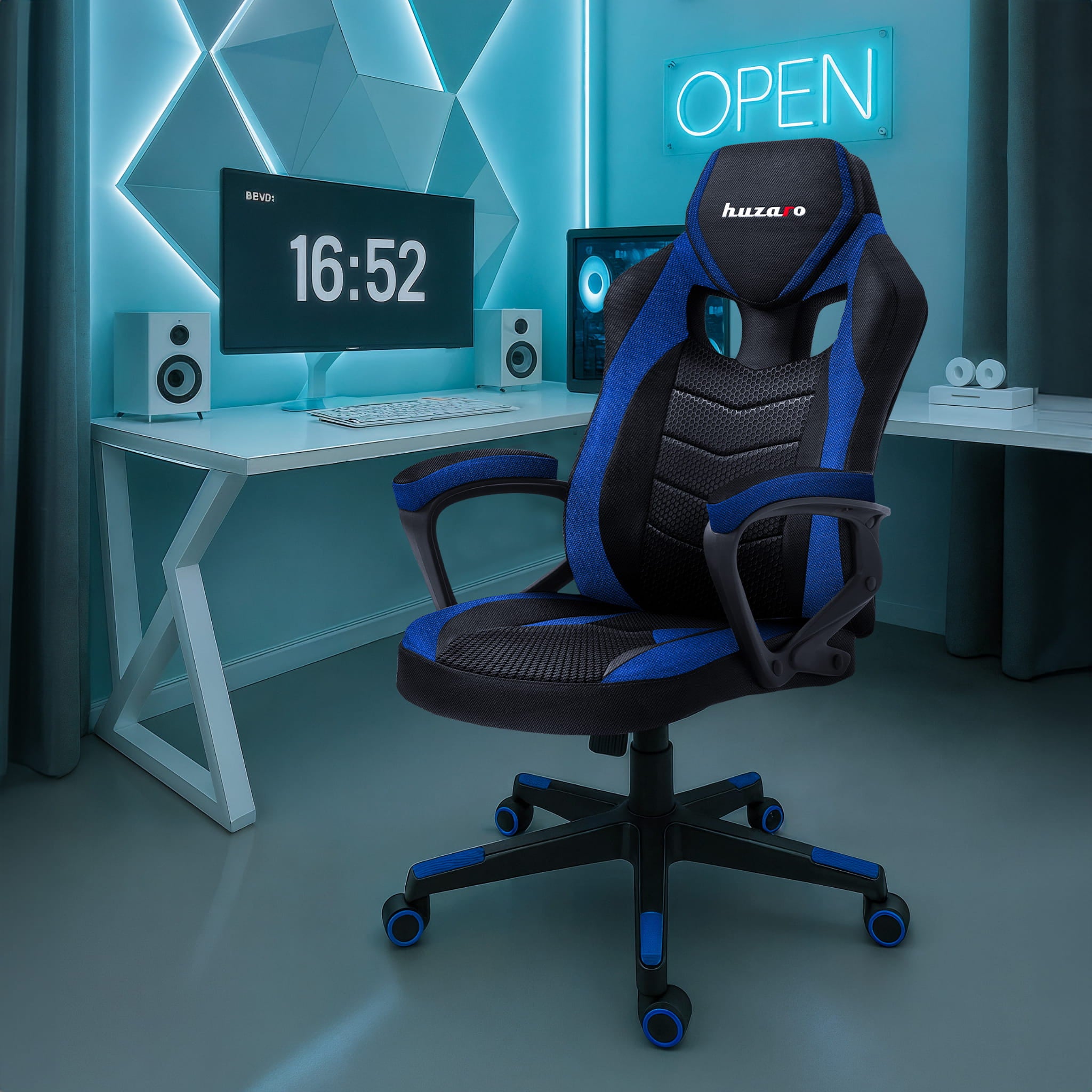 Poltrona da gaming HUZARO FORCE 2.5 Blue Mesh