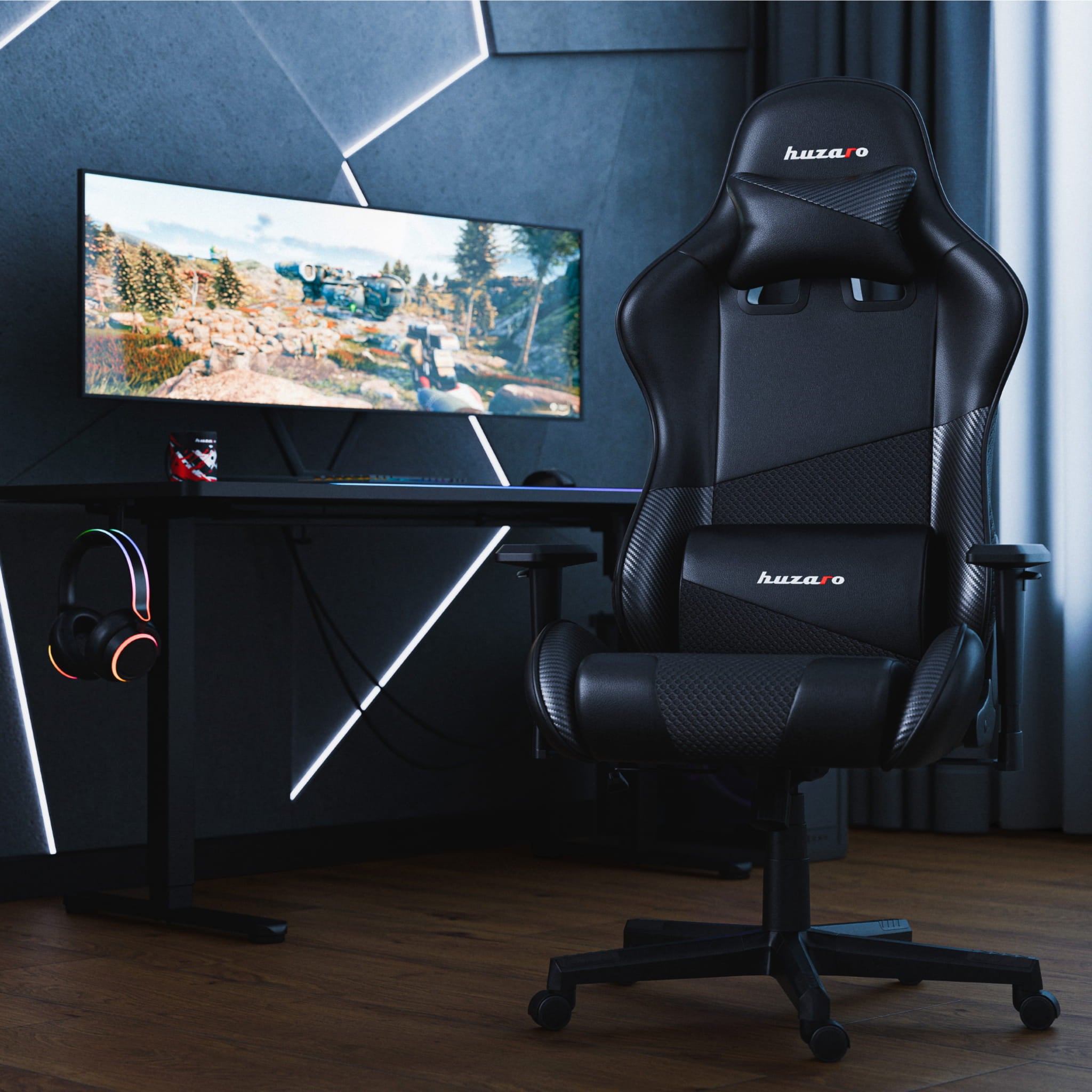 Poltrona da gaming HUZARO FORCE 6.2 Carbon