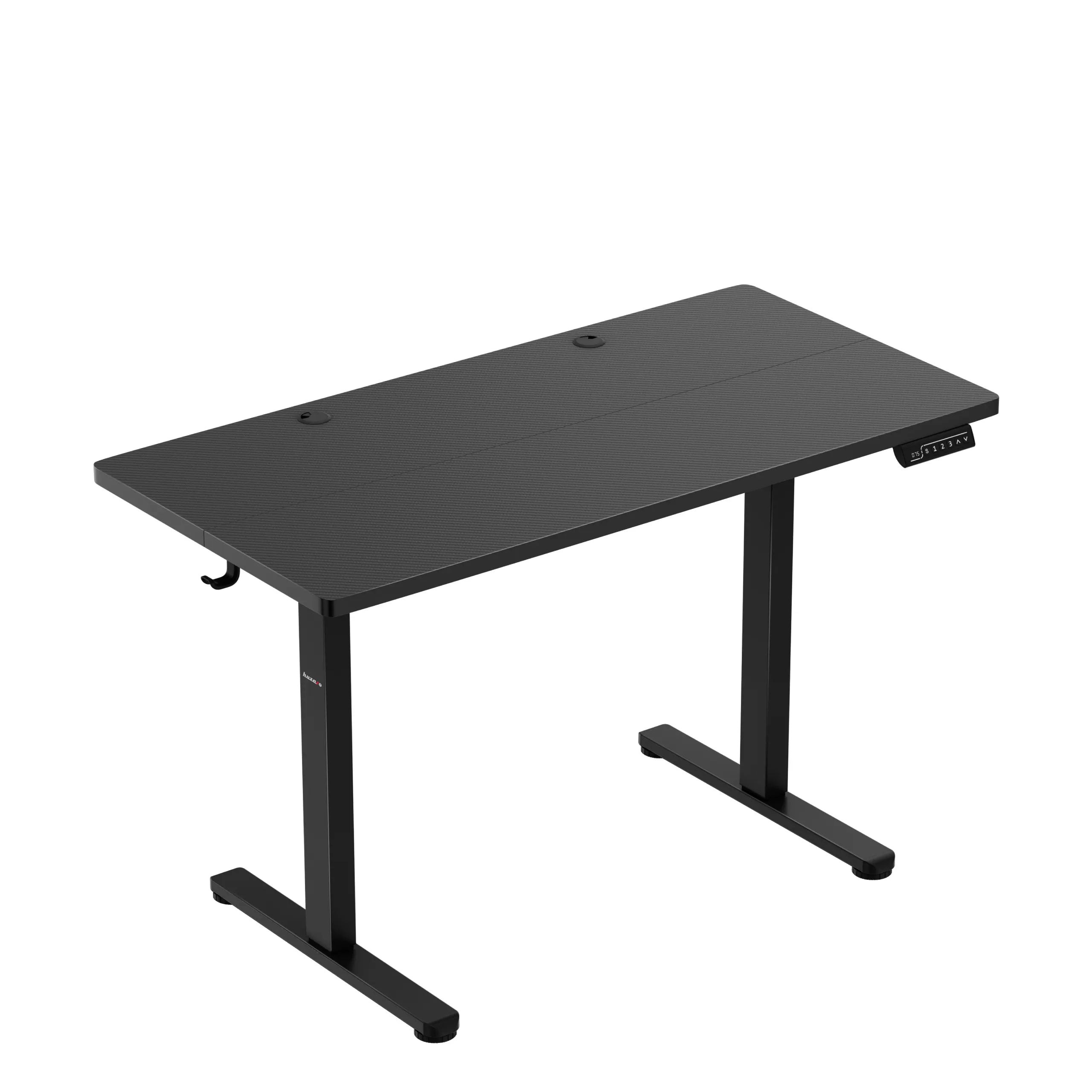 Scrivania da gaming regolabile elettricamente Huzaro Hero 8.1 Black 120 cm