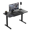 Scrivania regolabile elettricamente con piano in vetro Mark Adler Leader 8.5 Black