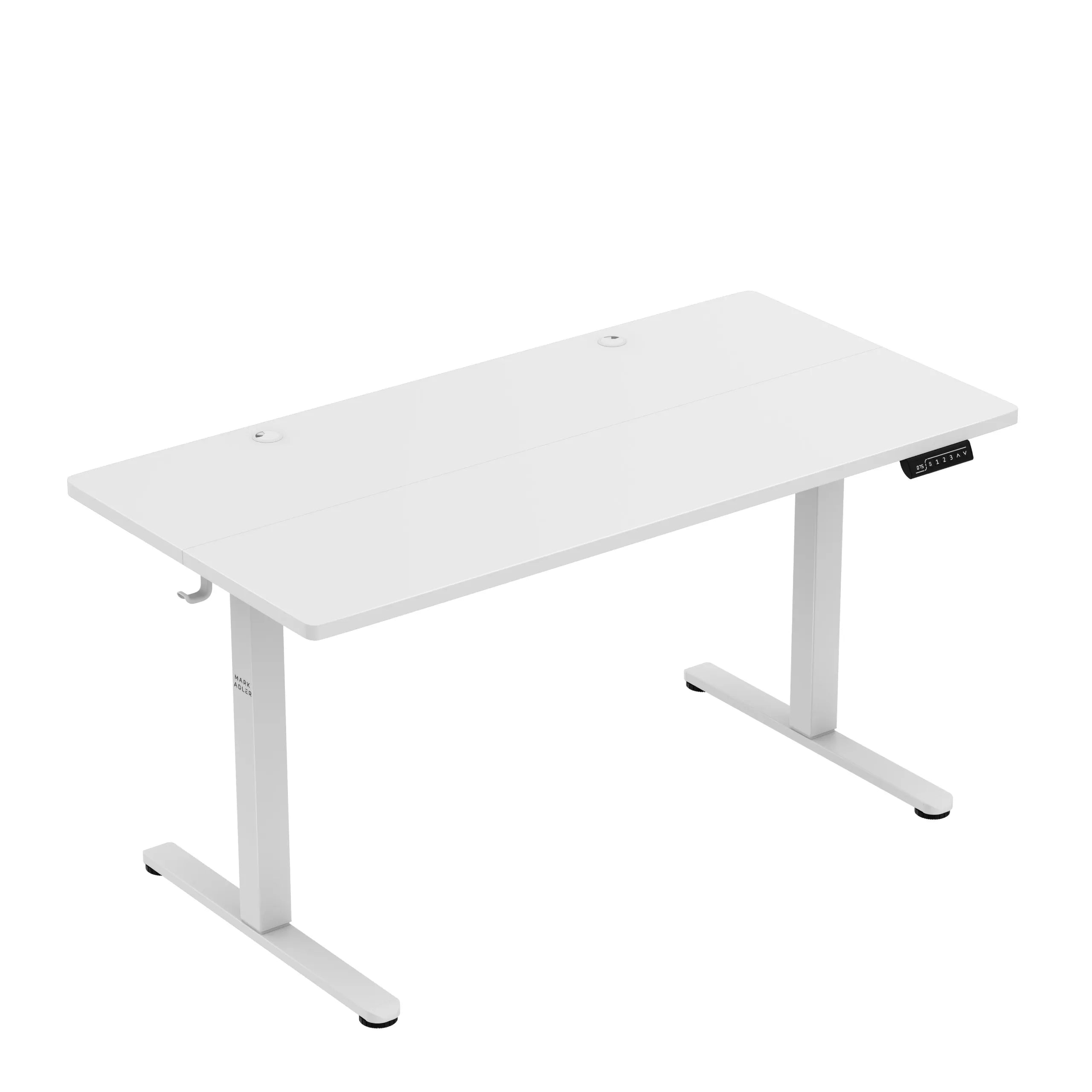 Scrivania regolabile elettricamente Mark Adler Leader 7.3 White 140 cm