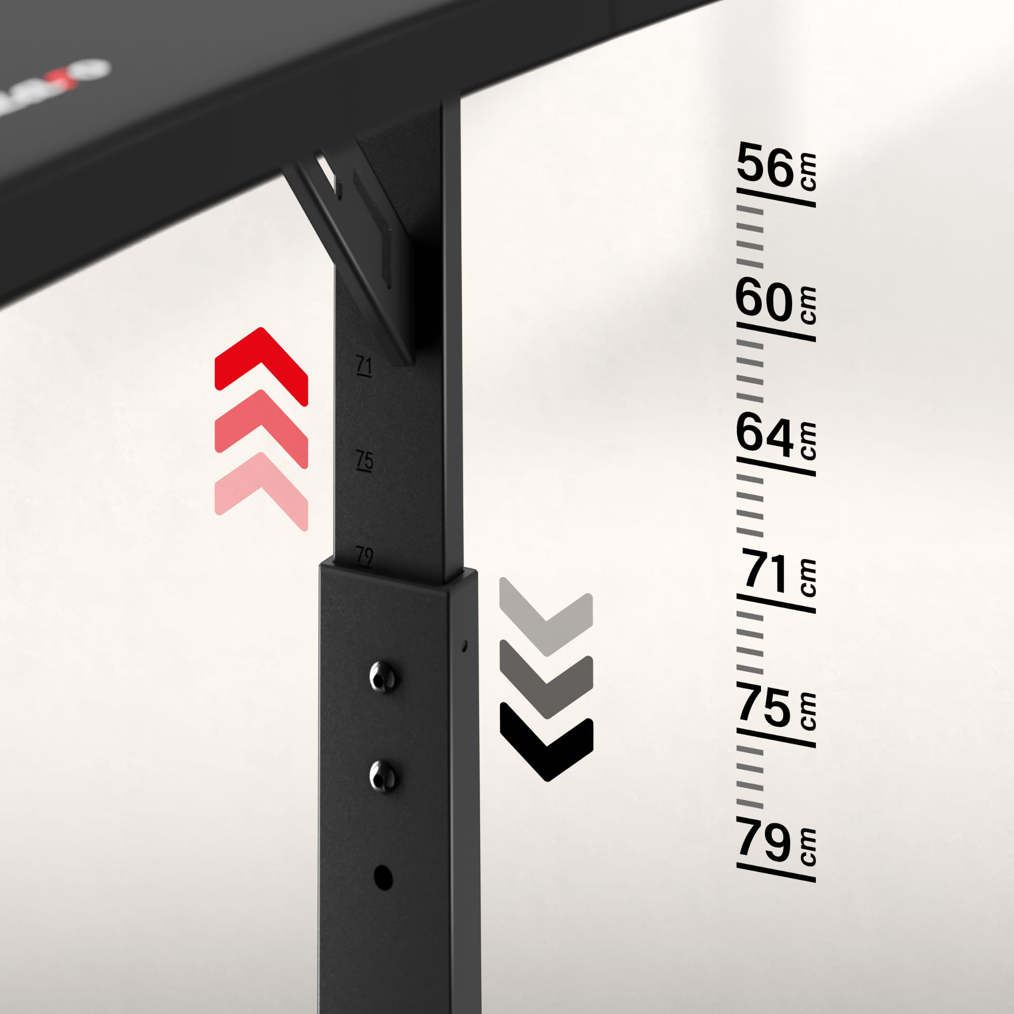 Scrivania da gaming Huzaro Hero 4.6 Black 160 cm