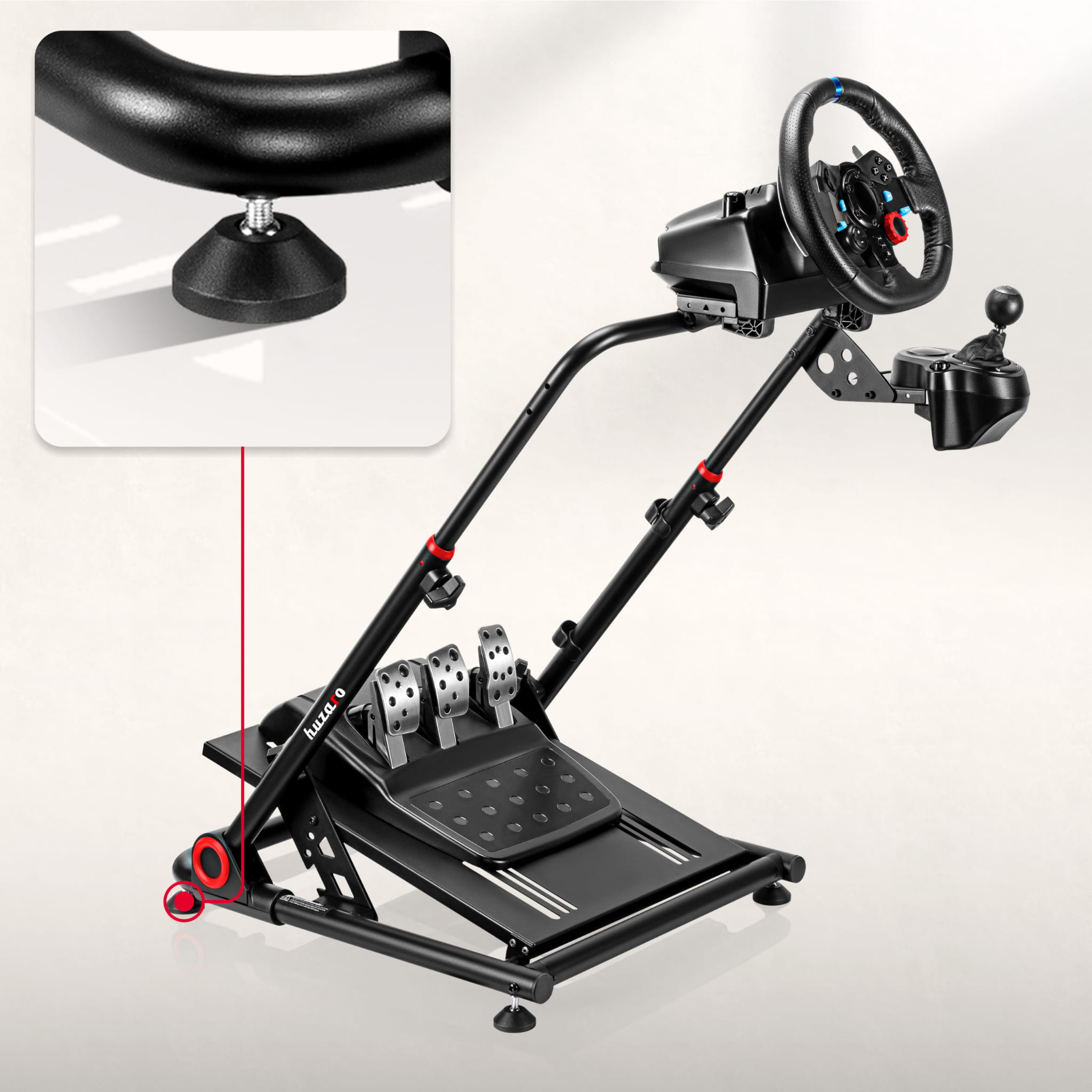 Supporto per volante HUZARO SPEED 3.0 per sim racing