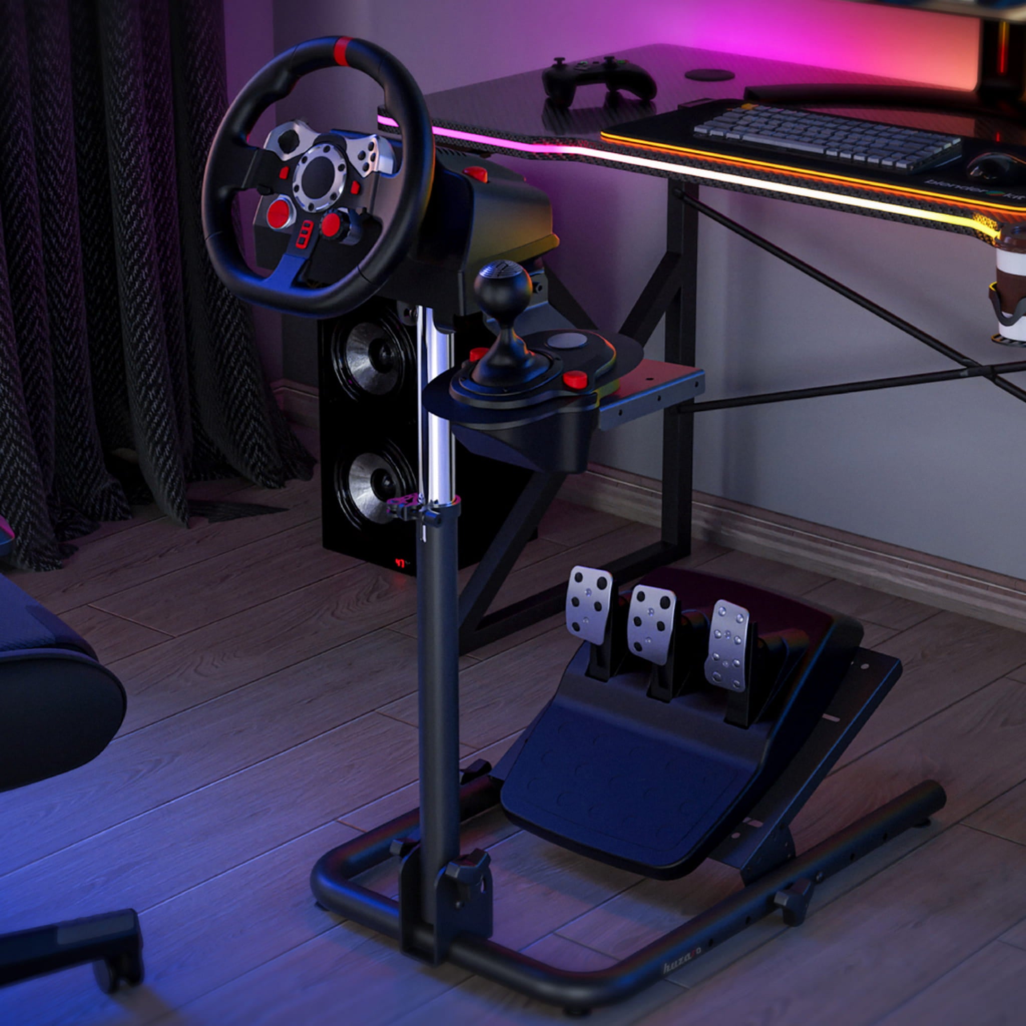 Supporto per volante Huzaro SPEED 2.0 per sim racing