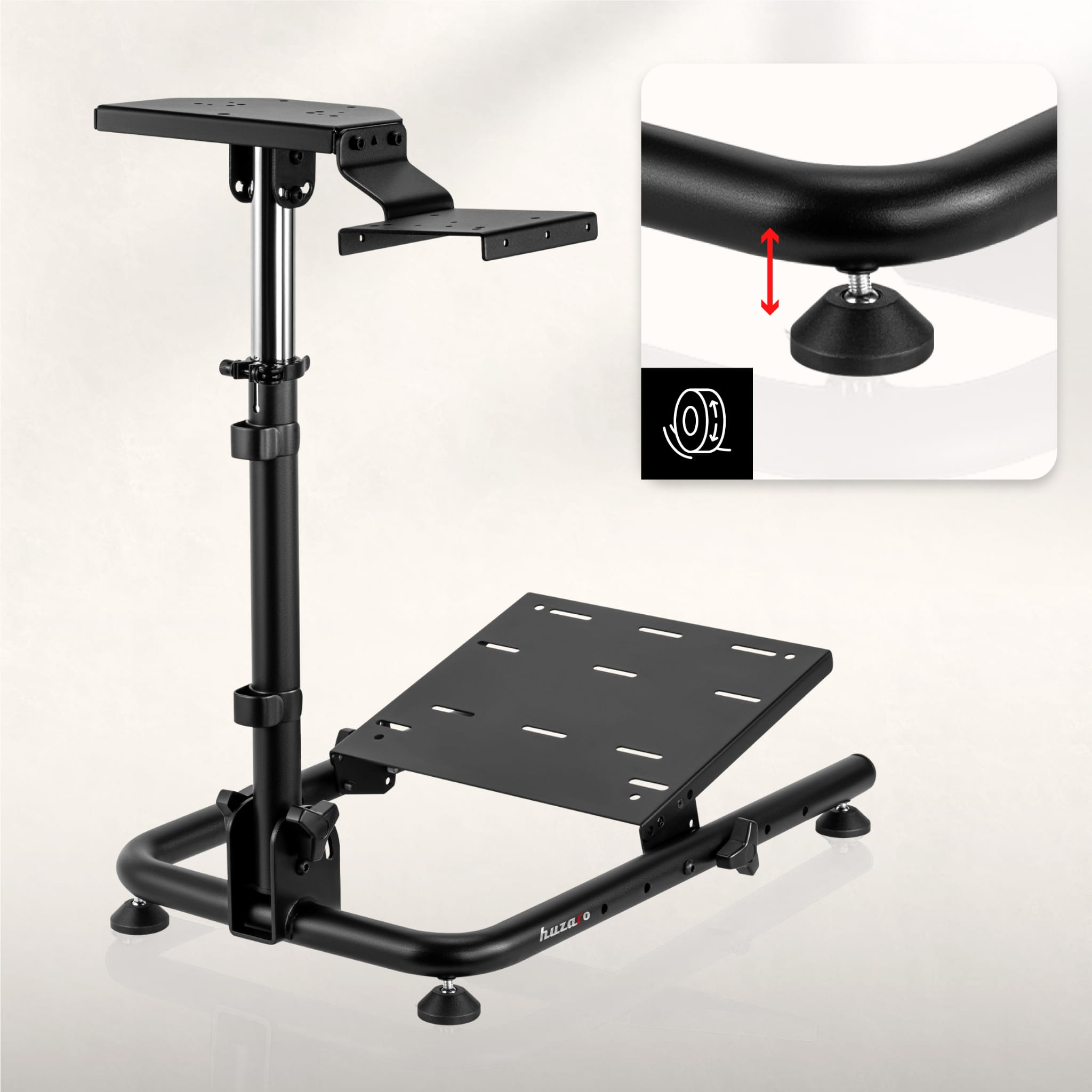 Supporto per volante Huzaro SPEED 2.0 per sim racing