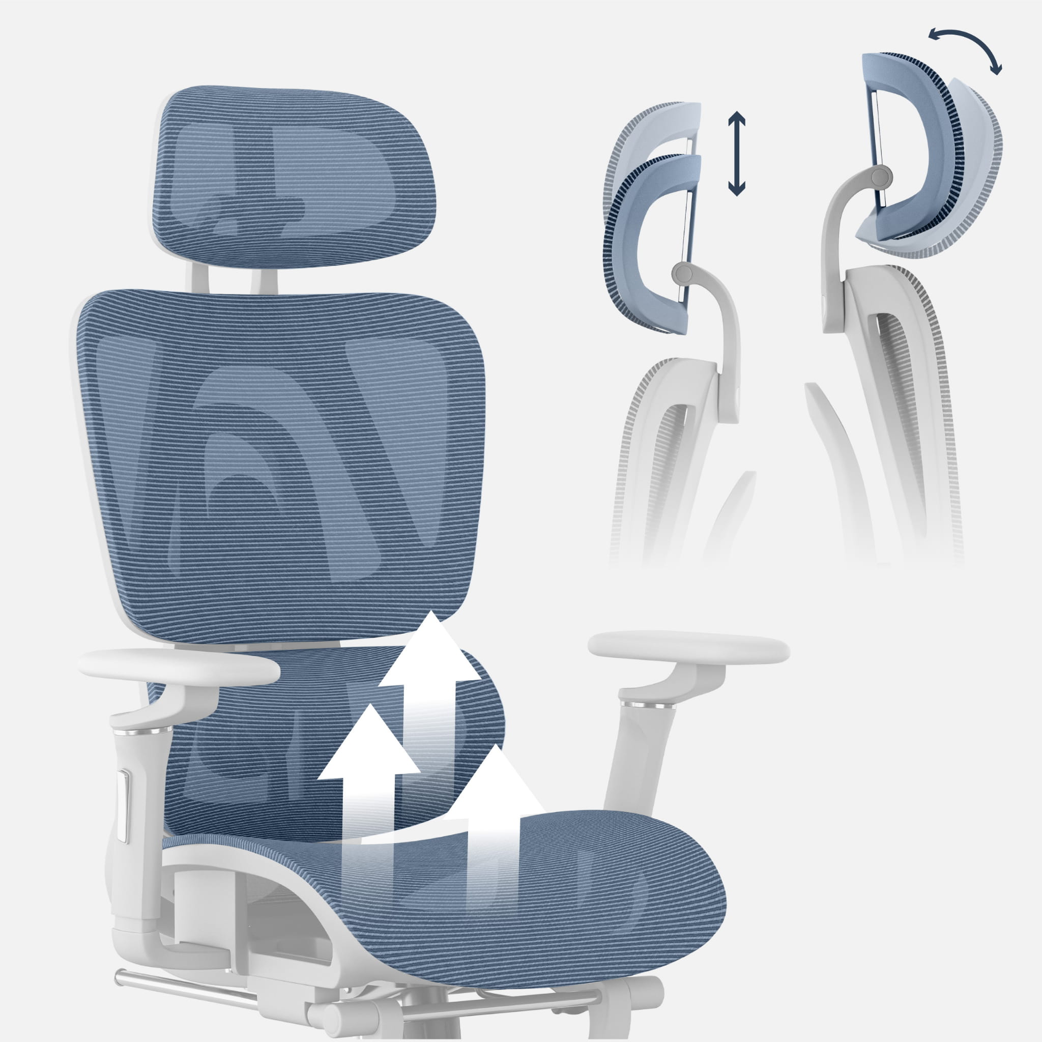 Poltrona ergonomica Mark Adler Expert 7.9 Grey