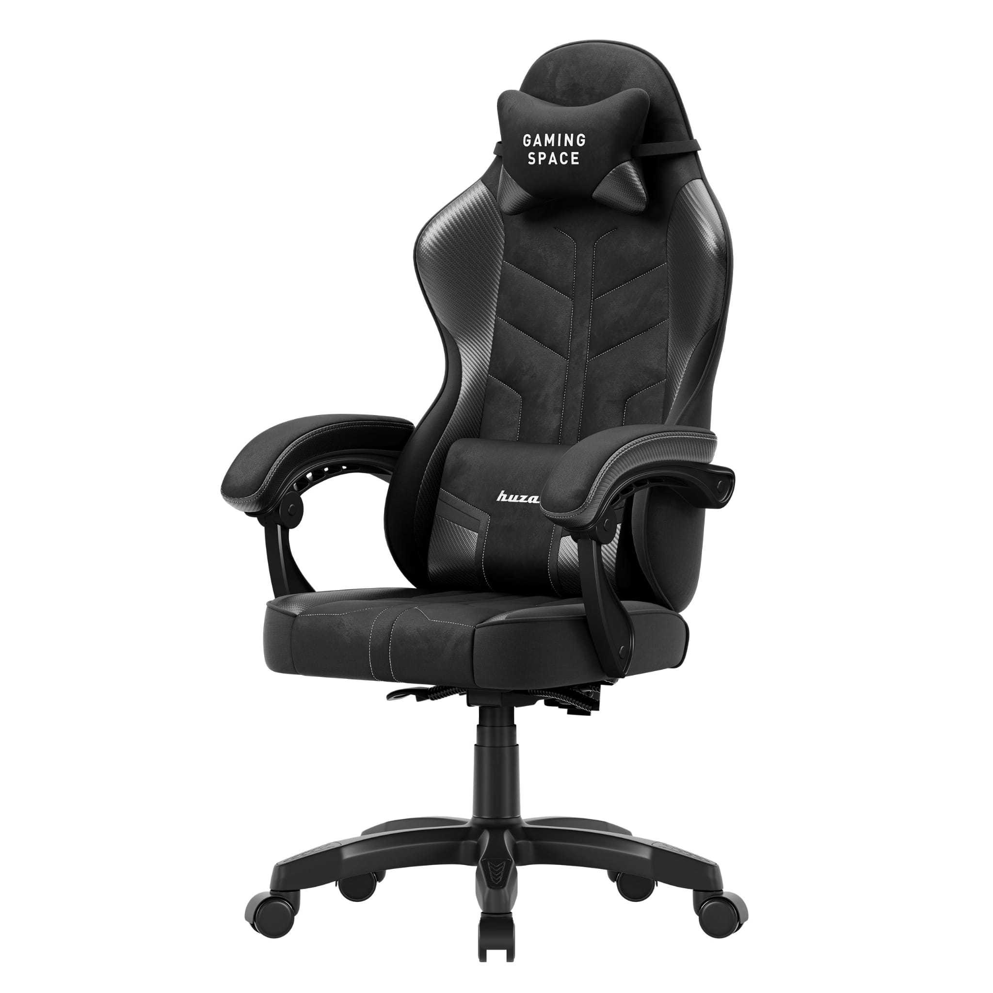 Poltrona da gaming in velluto Huzaro Force 2.7 Black Carbon