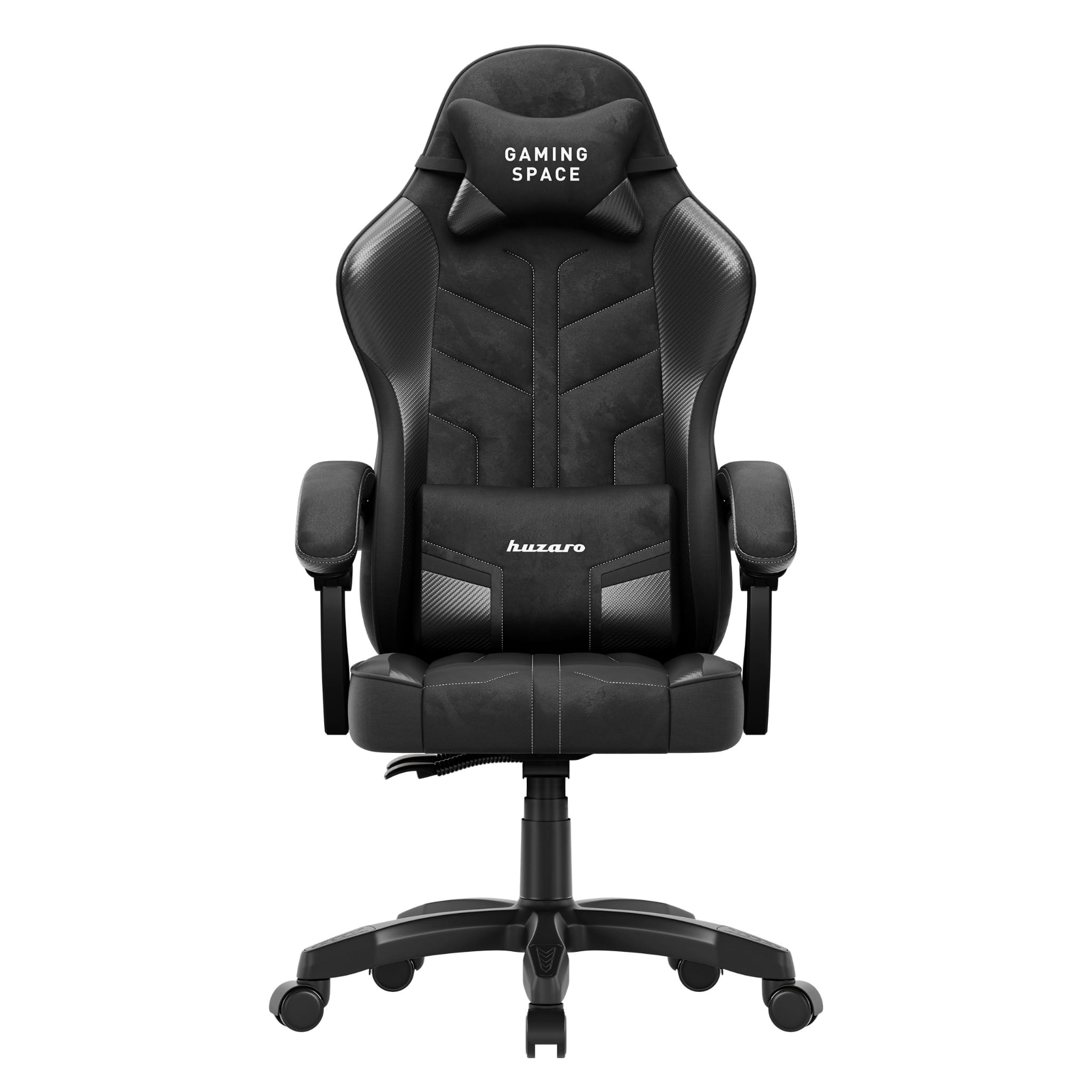 Poltrona da gaming in velluto Huzaro Force 2.7 Black Carbon