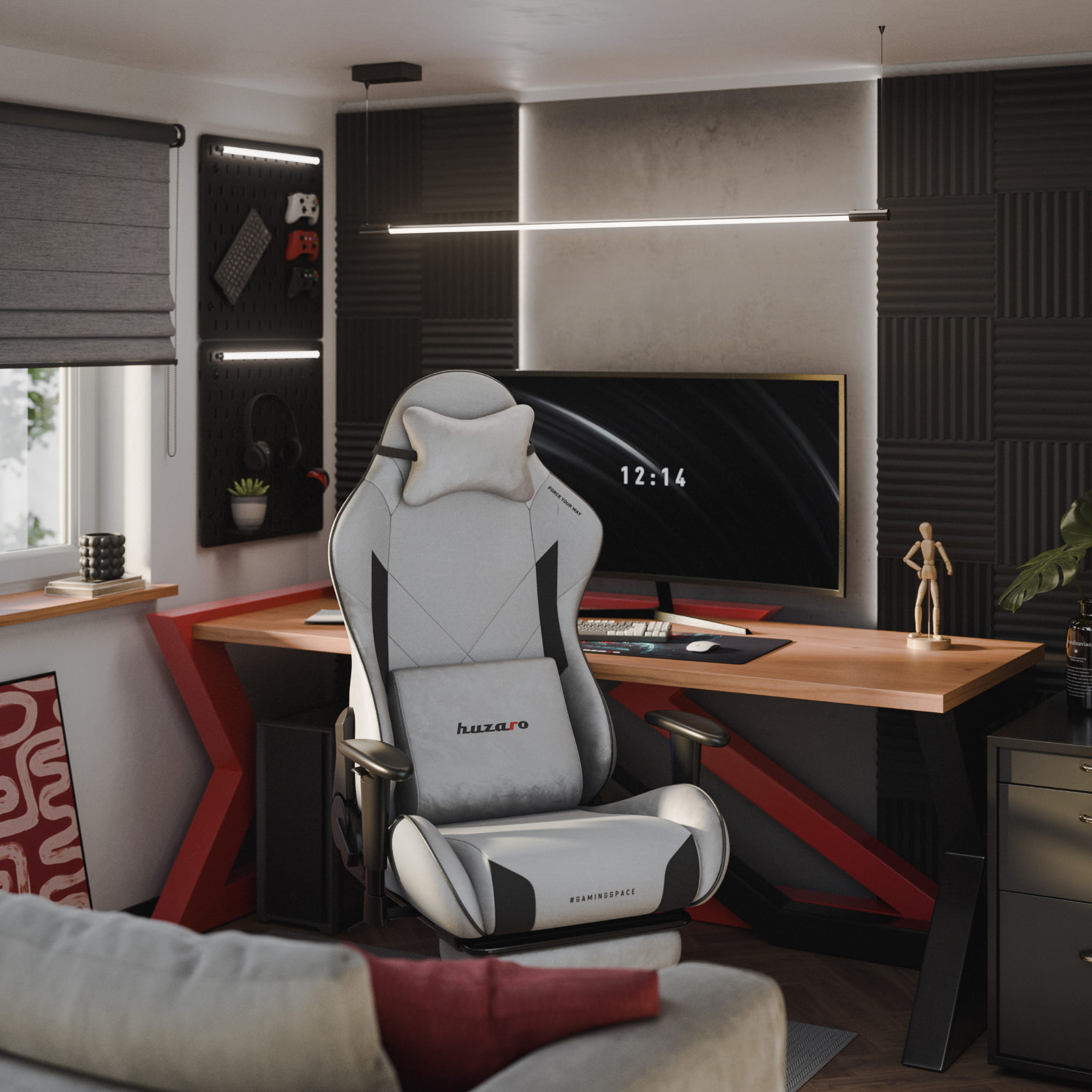 Poltrona da gaming Huzaro Force 5.7 Grey