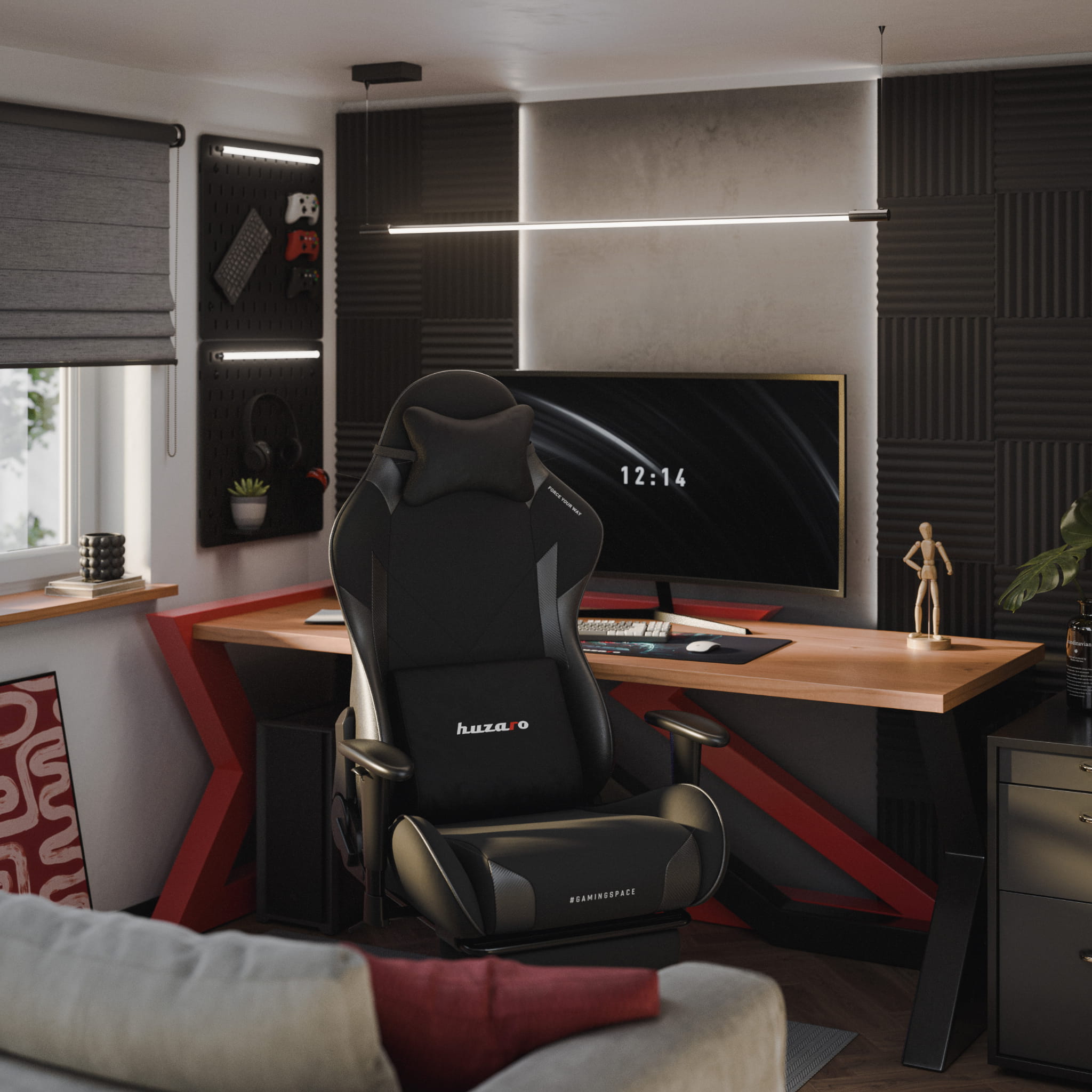 Poltrona da gaming Huzaro Force 5.7 Black
