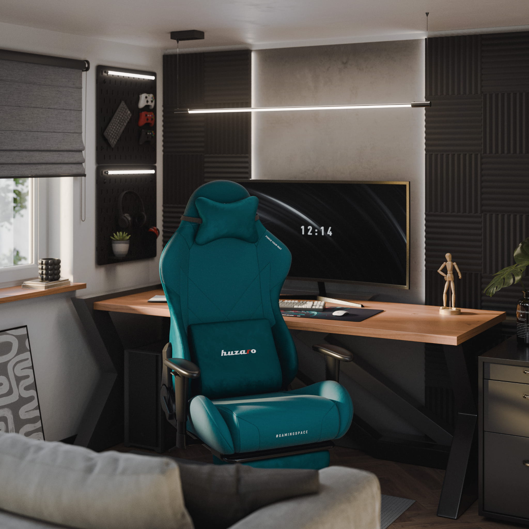 Poltrona da gaming Huzaro Force 5.7 Teal