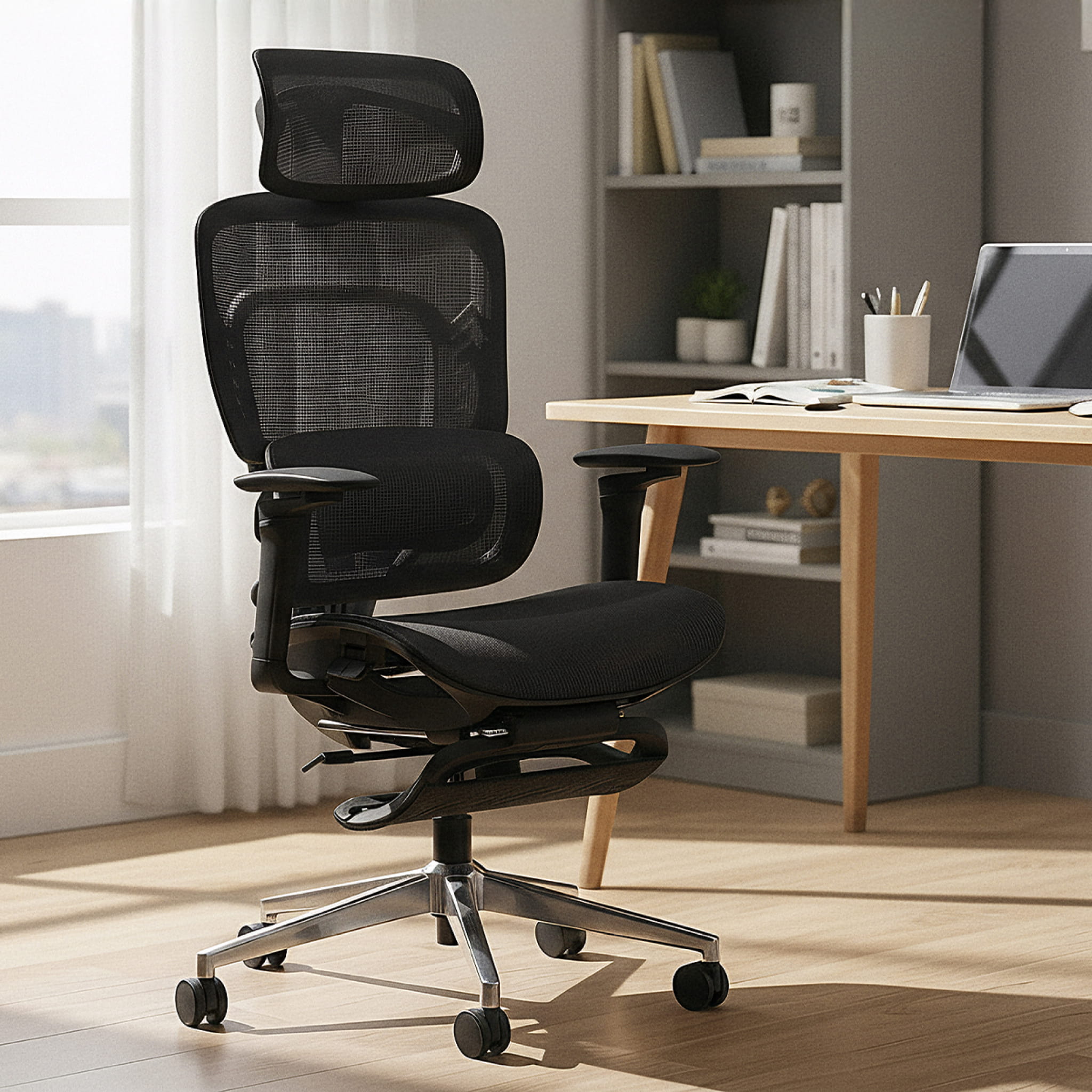Poltrona da ufficio con funzione massaggio Mark Adler Visioner 8.3 Black