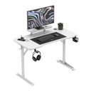 Scrivania per computer con ripiano Mark Adler Leader 5.1 White 115 cm