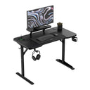 Scrivania per computer con ripiano Mark Adler Leader 5.1 Black  115 cm
