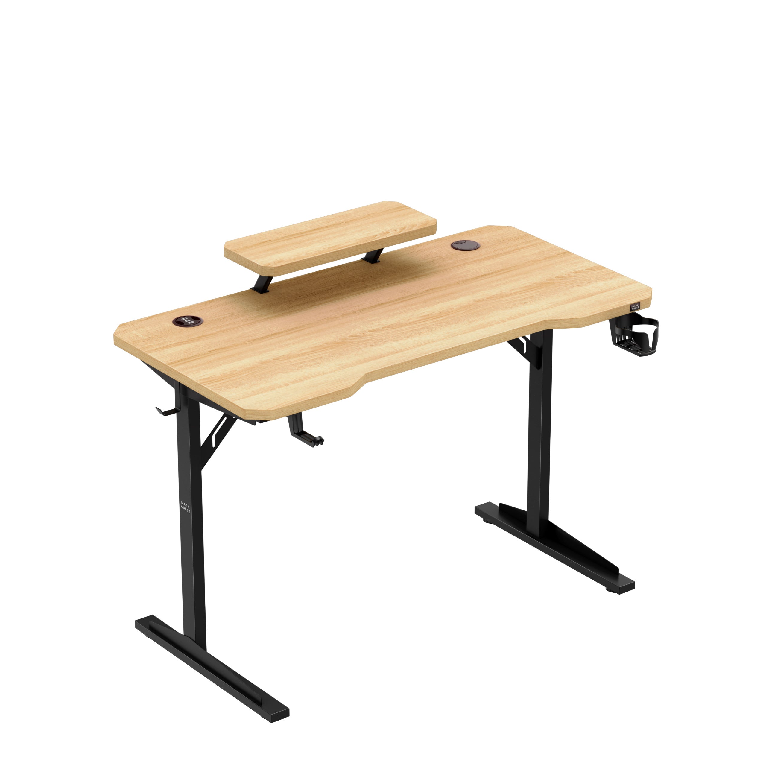Scrivania per computer con ripiano Mark Adler Leader 5.1 Oak  115 cm