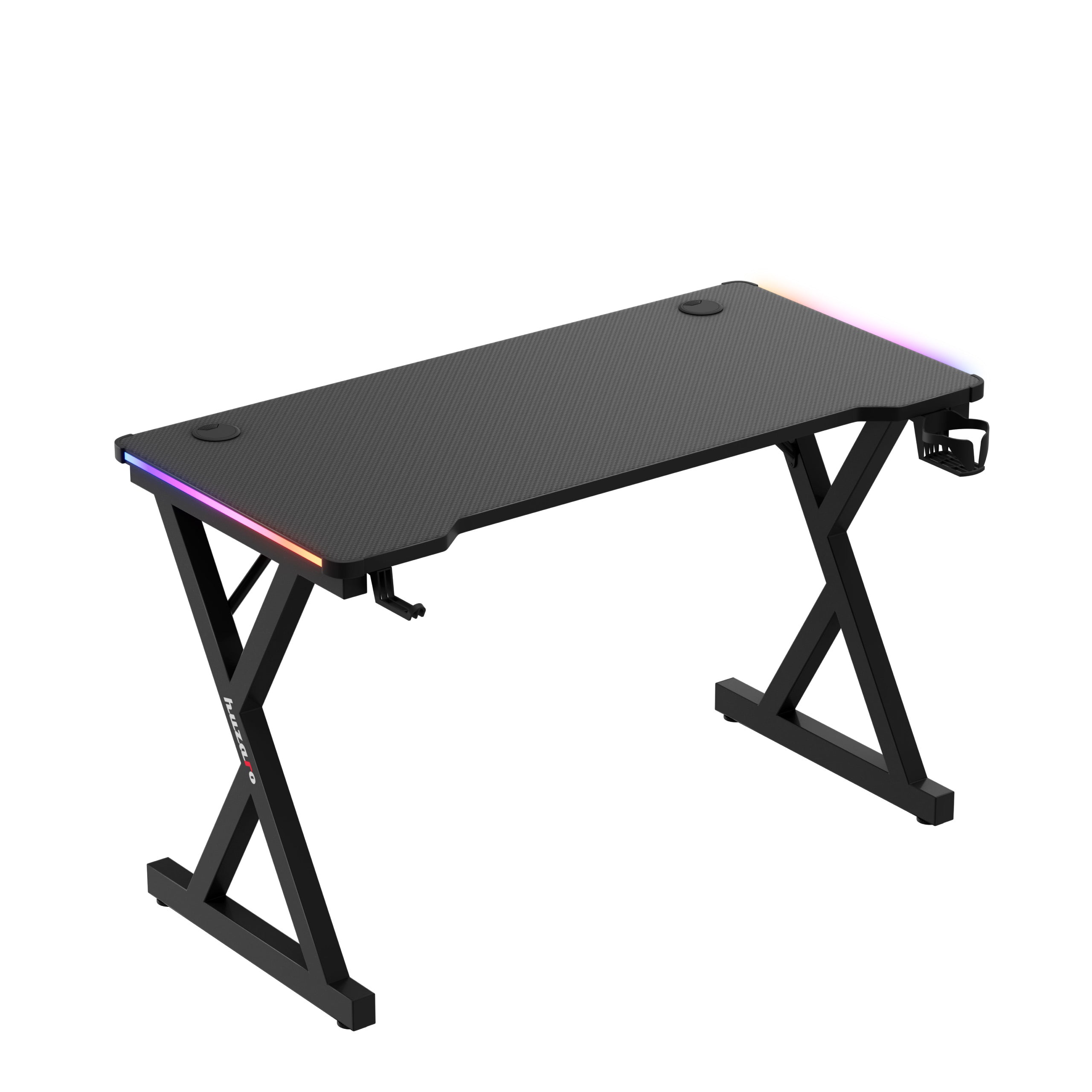 Scrivania da gaming LED Huzaro Hero 2.3 RGB da 120 cm