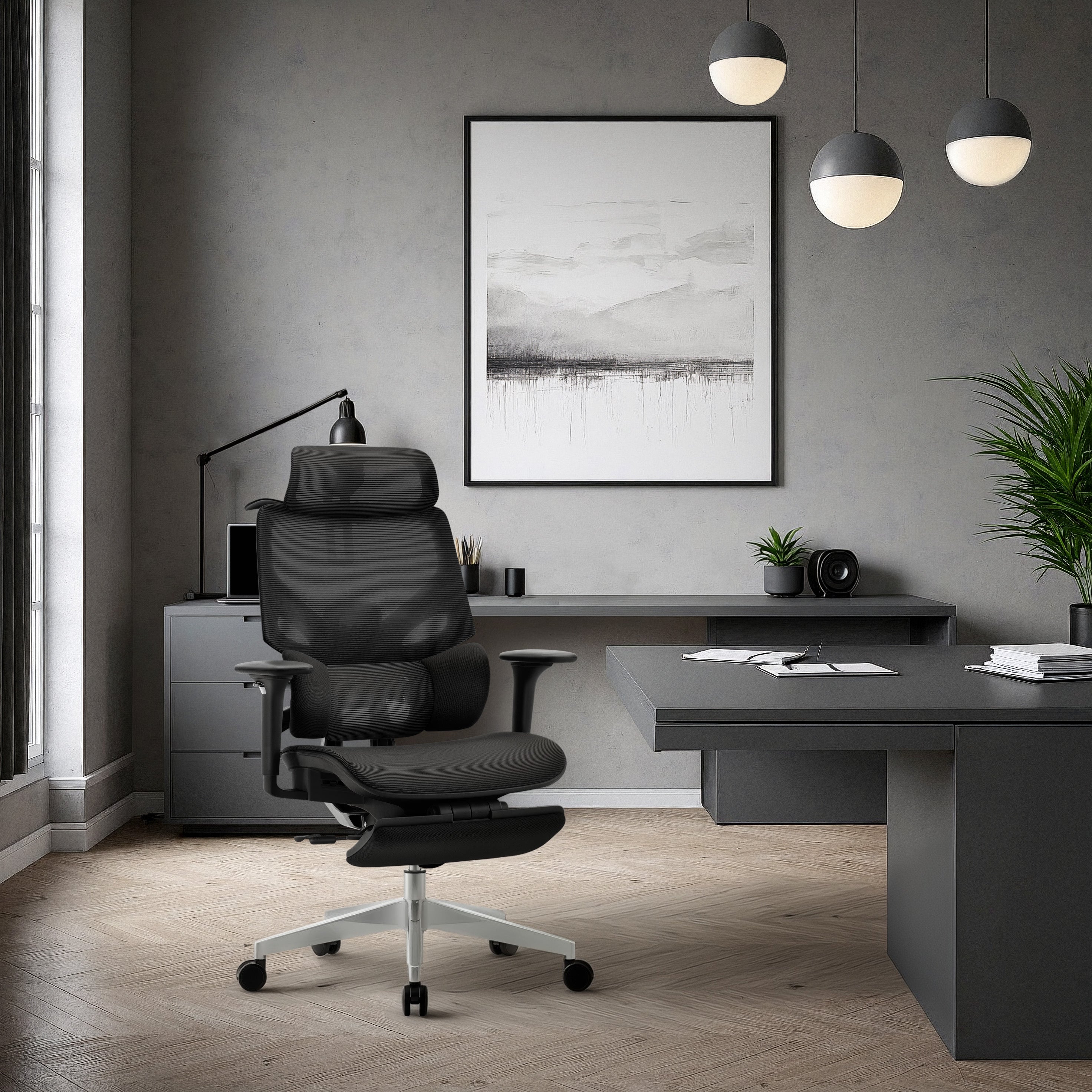 Poltrona ergonomica Mark Adler Expert 8.7 Black Mesh