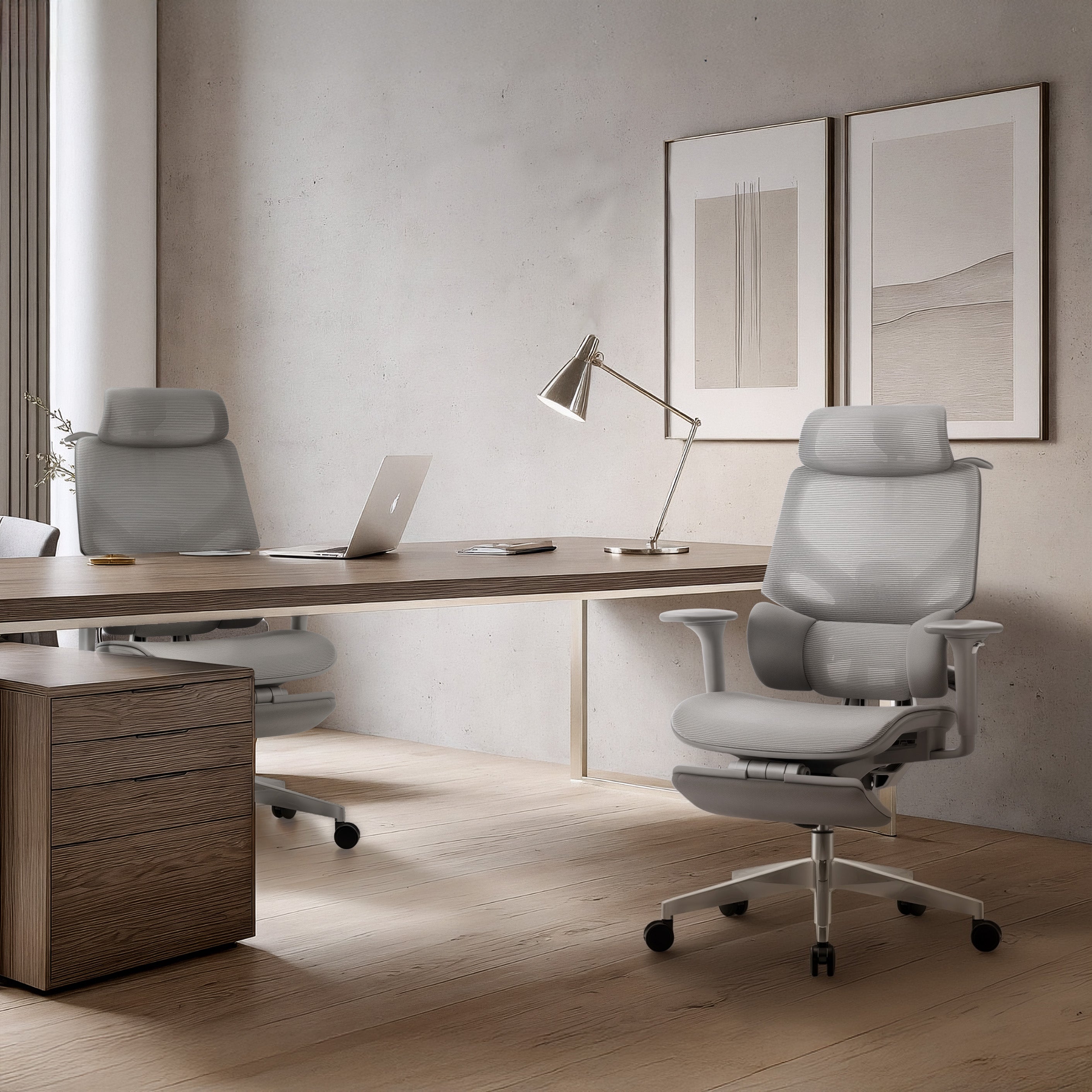 Poltrona ergonomica Mark Adler Expert 8.7 Grey Mesh