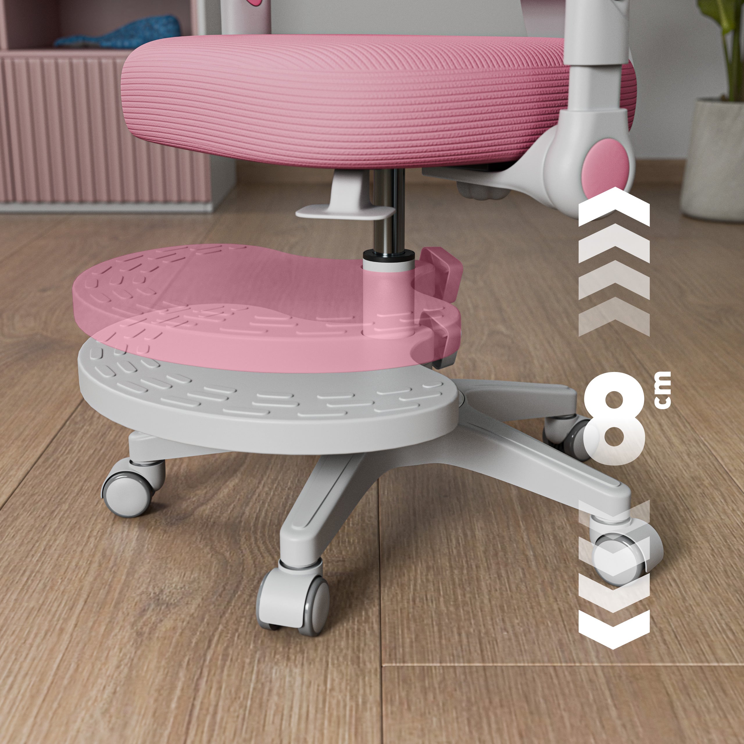Poltrona girevole Mark Adler JUNIOR 5.0 Rosa