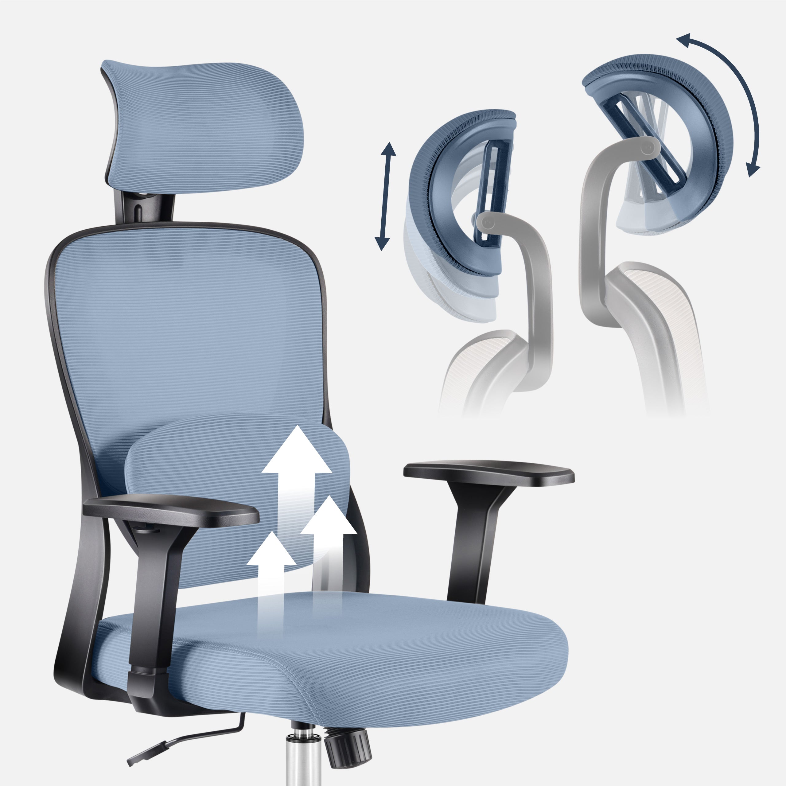 Sedia da ufficio Mark Adler Manager 3.2 Grey