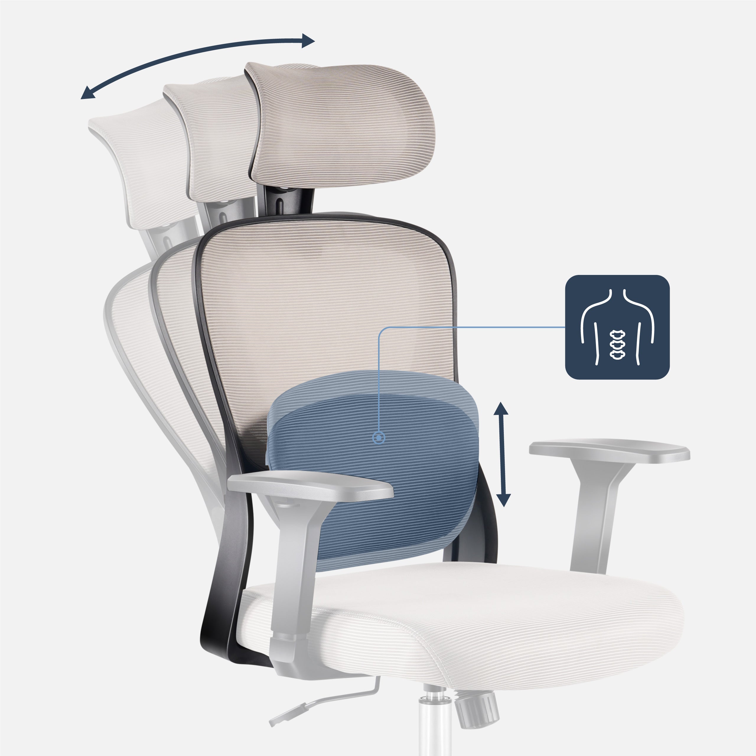Sedia da ufficio Mark Adler Manager 3.2 Grey