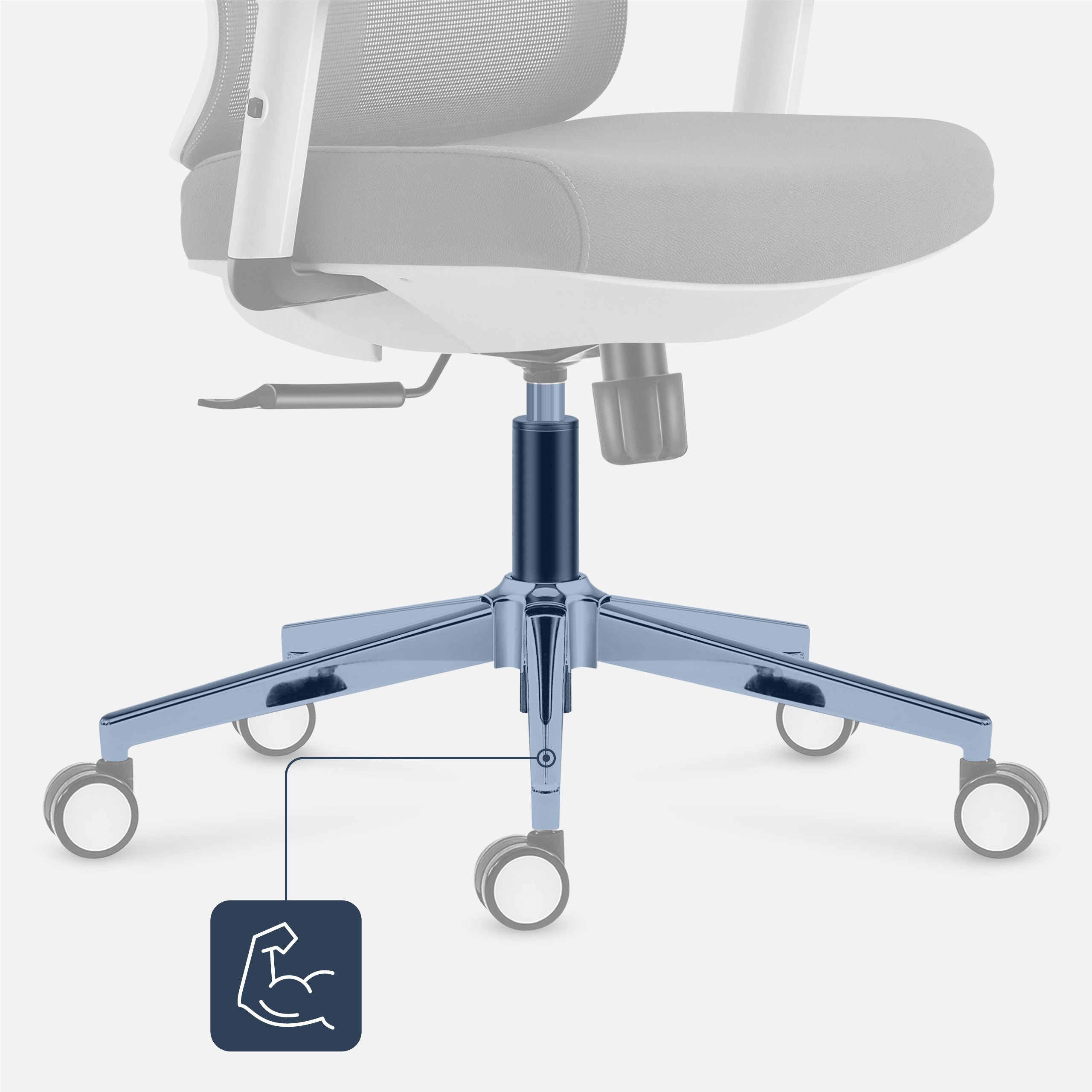 Poltrona ergonomica Mark Adler Manager 3.3 White