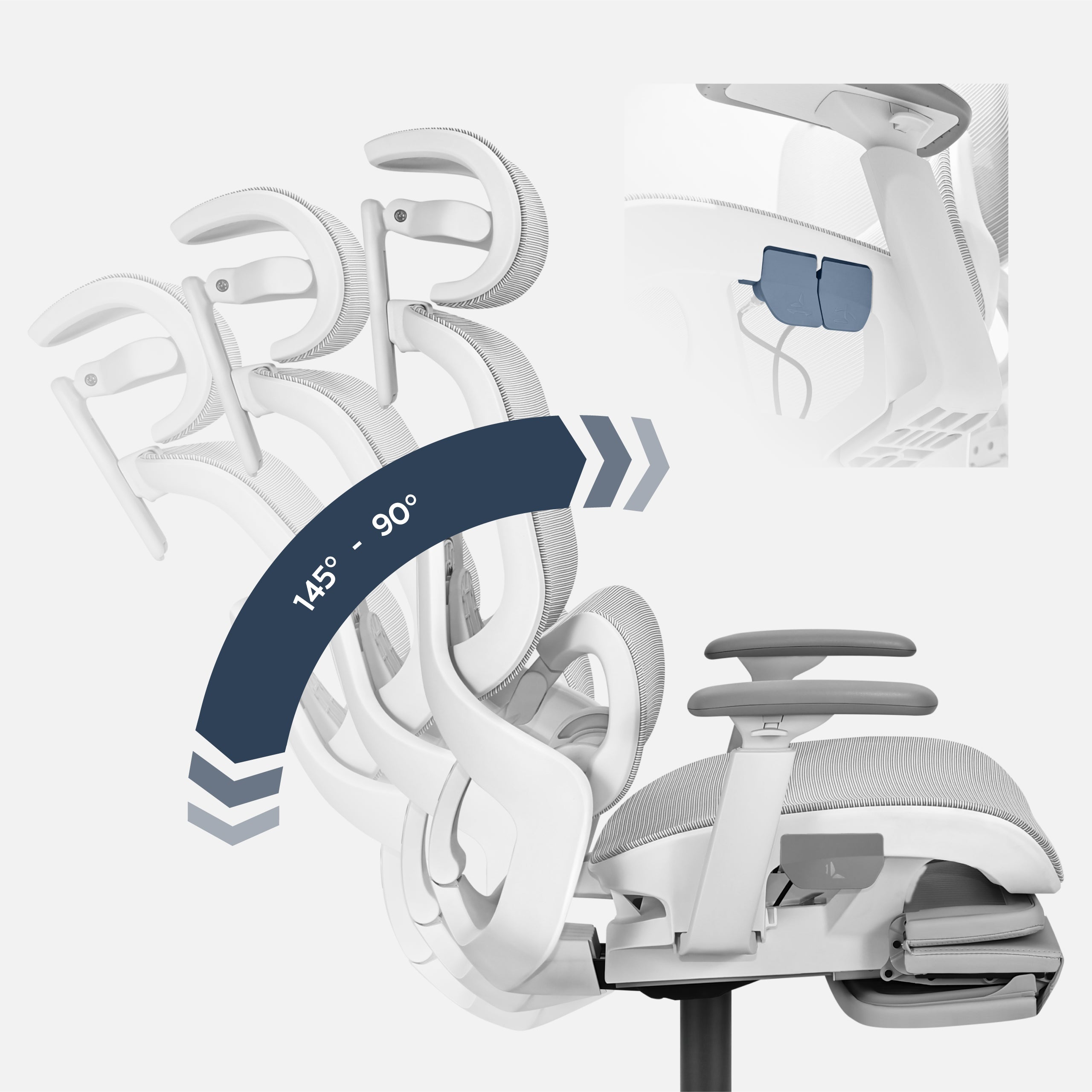 Poltrona ergonomica Mark Adler Expert 9.3 Grey