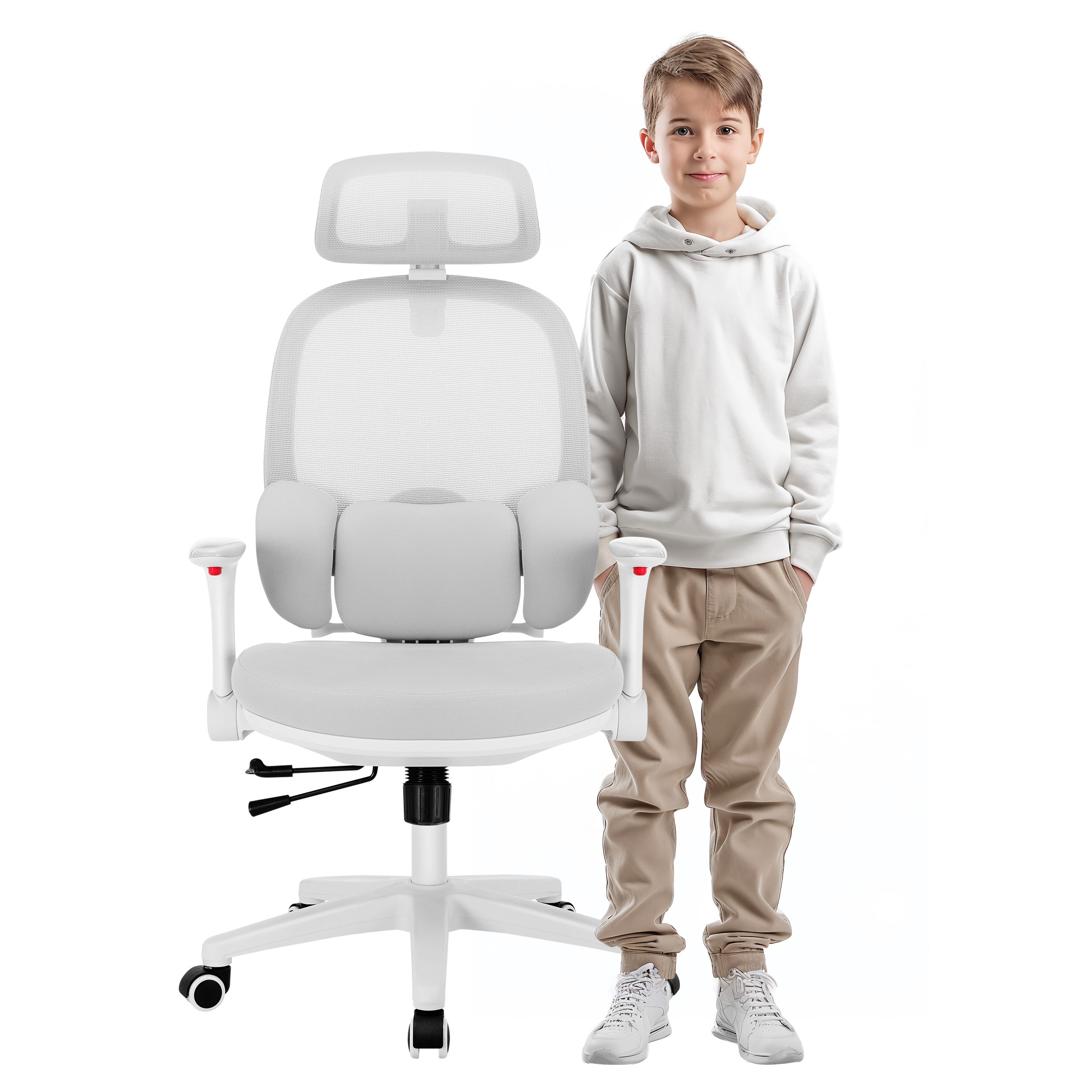 Poltrona ergonomica per bambini Mark Adler Junior 6.3 Grey